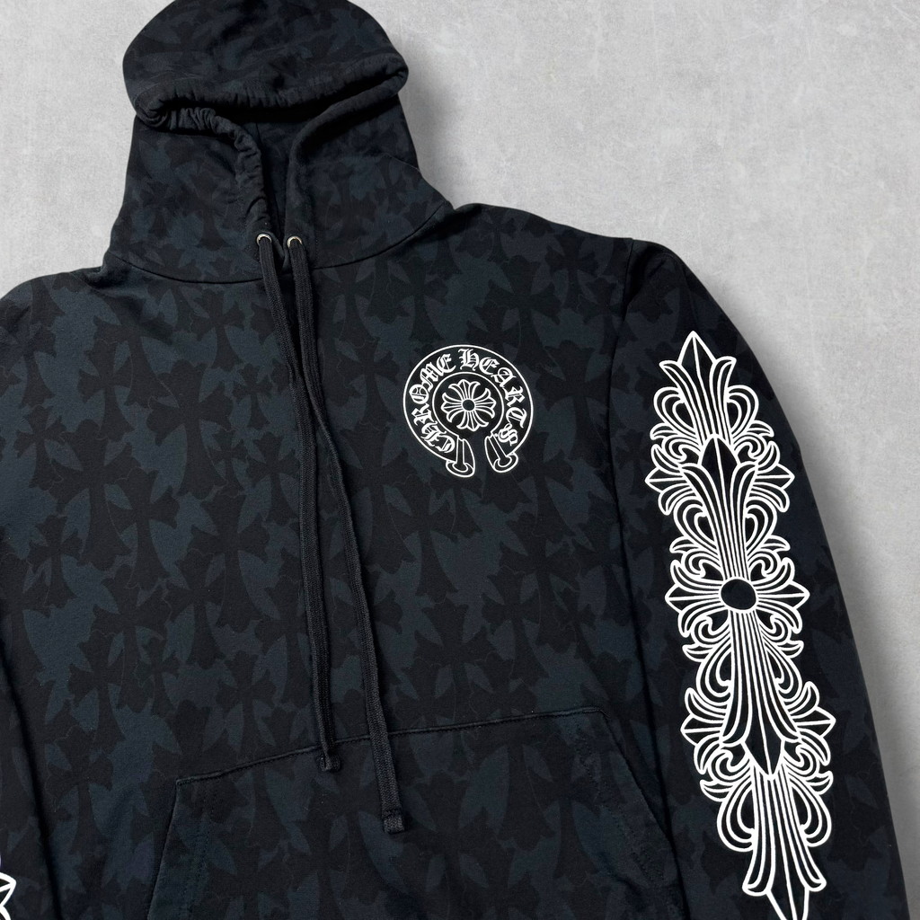Chrome Hearts Monogram Cemetery Hoodie M
