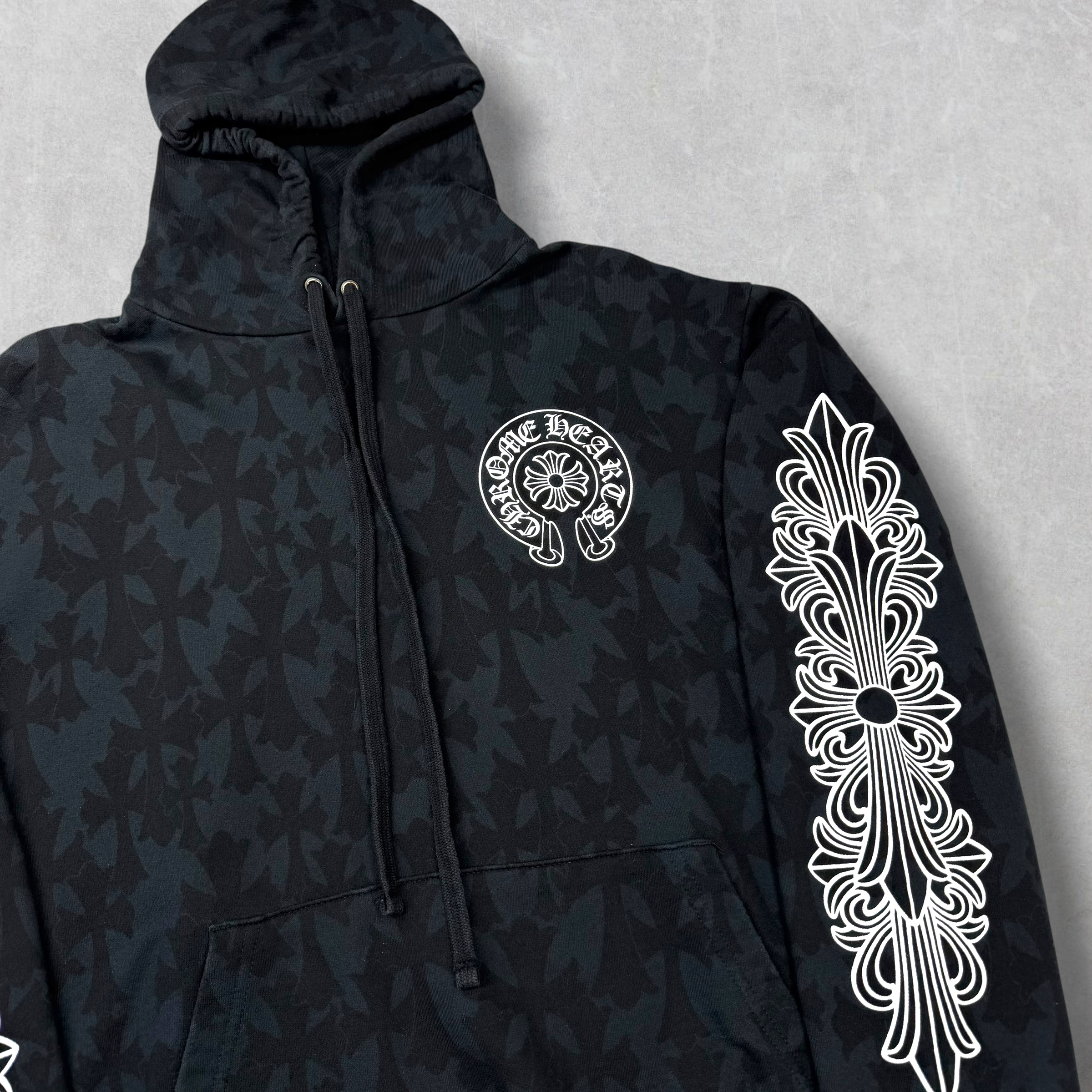 Chrome Hearts Monogram Cemetery Hoodie M