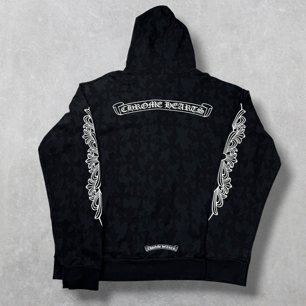 Chrome Hearts Monogram Cemetery Hoodie M