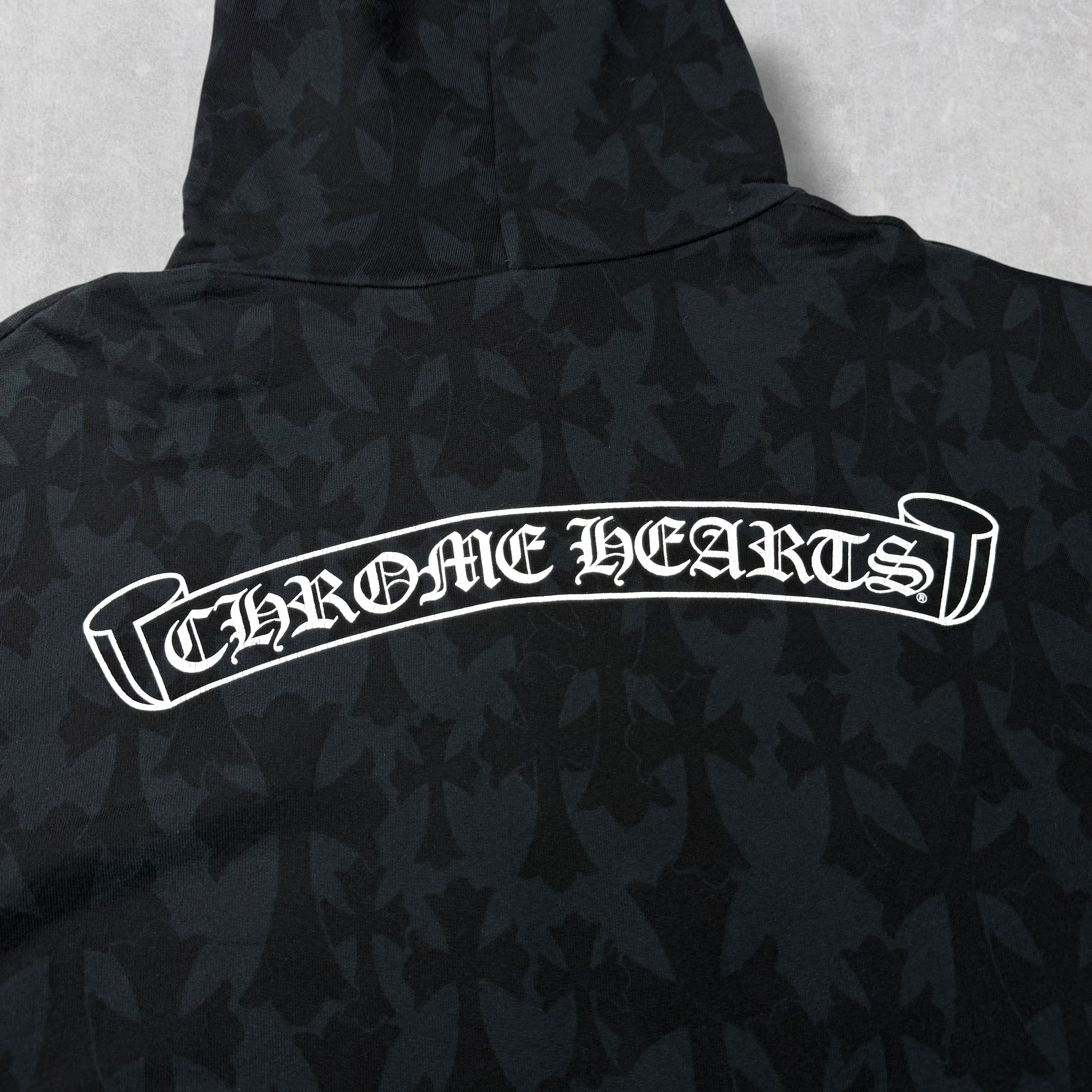 Chrome Hearts Monogram Cemetery Hoodie M