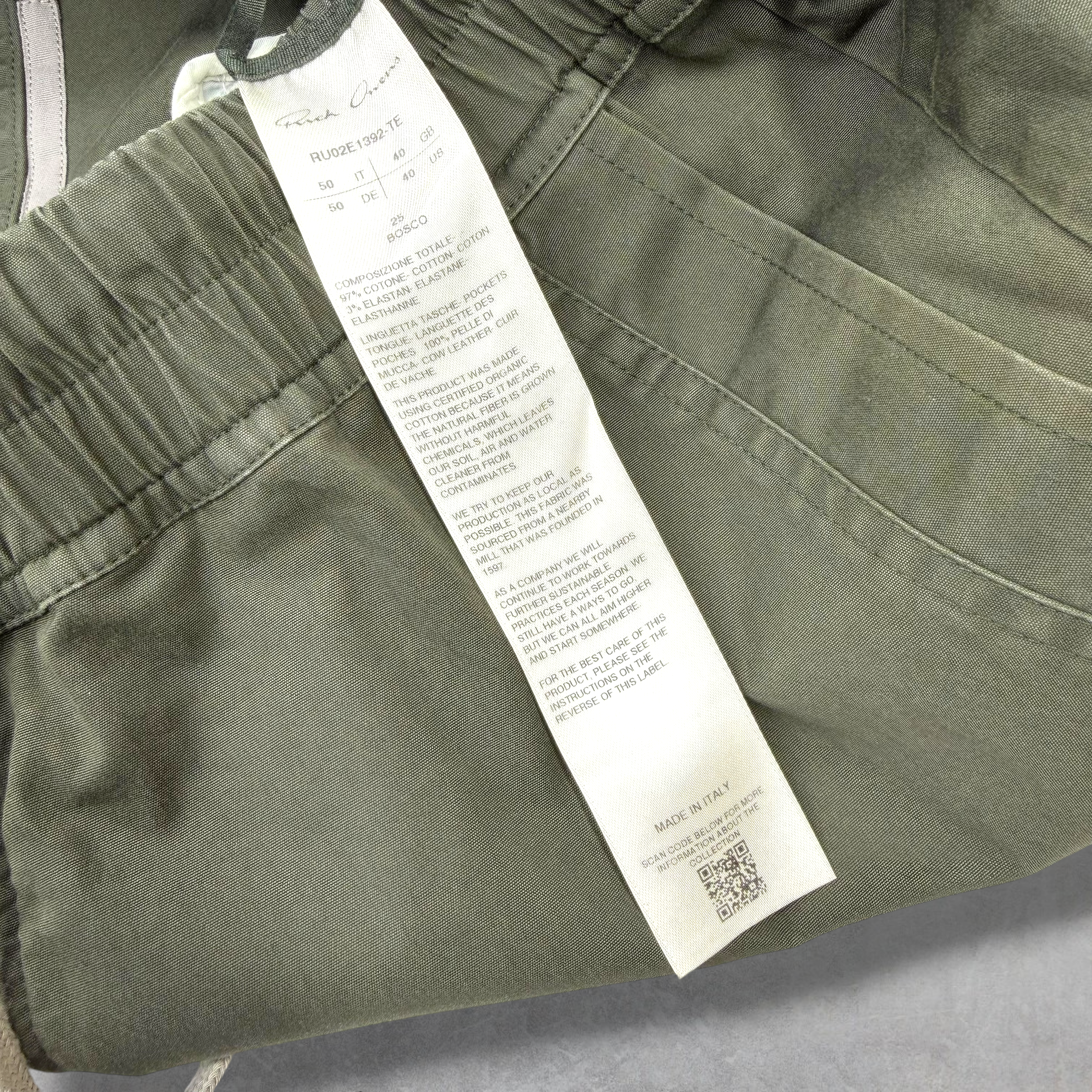 Rick Owens Bauhaus Bela Cargo Shorts 50 (M)