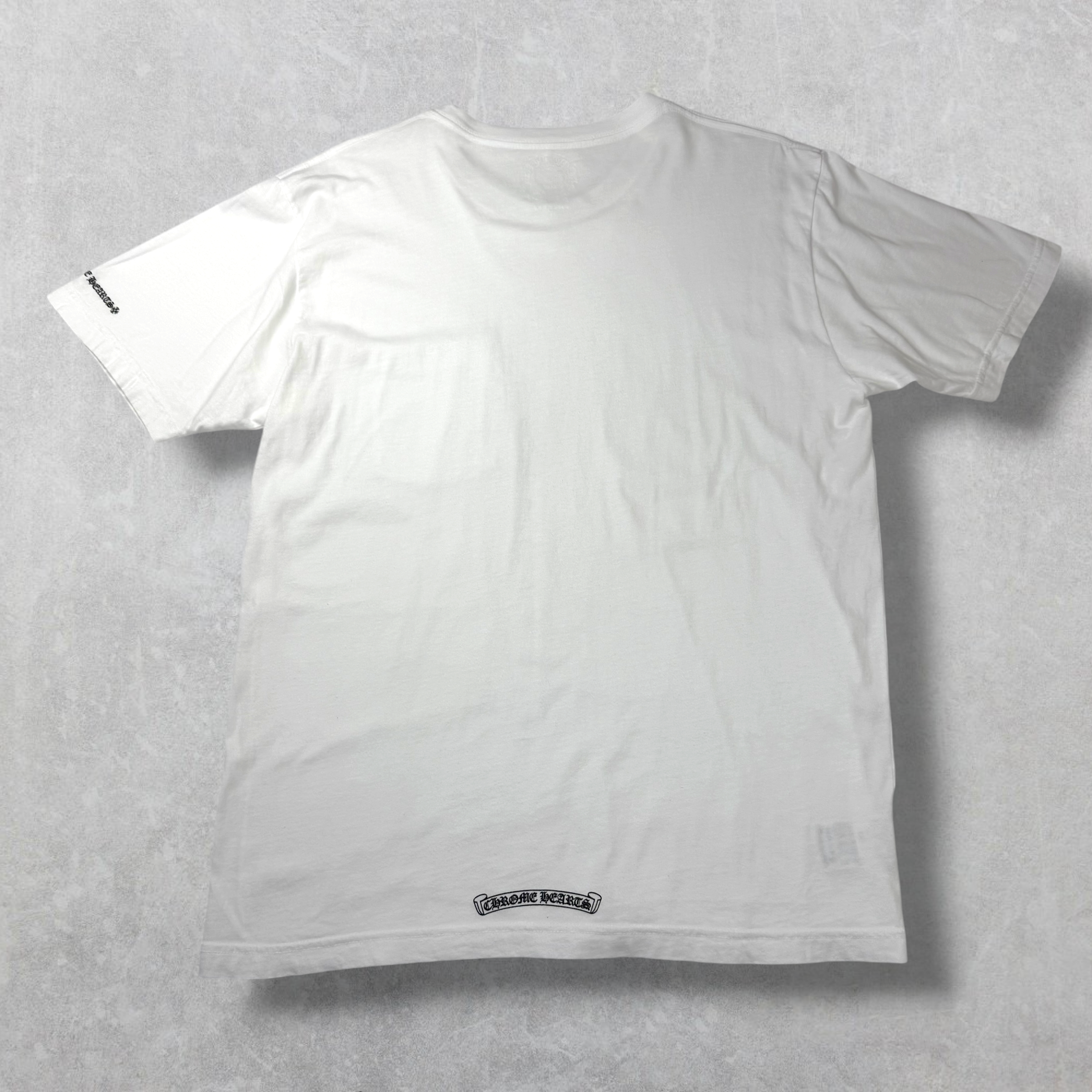 Chrome Hearts Neck Logo Tee White L