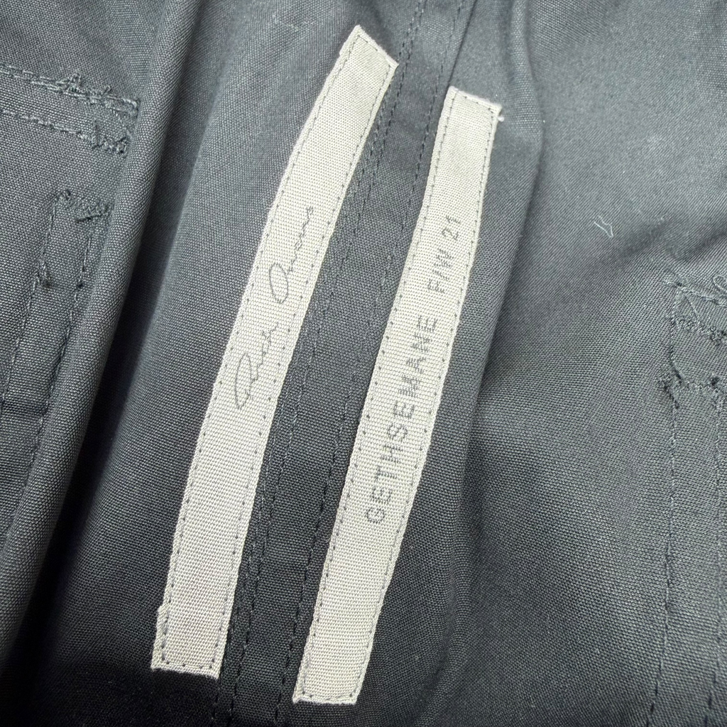 Rick Owens Bauhaus Cargo Pants Black 56 (XL)