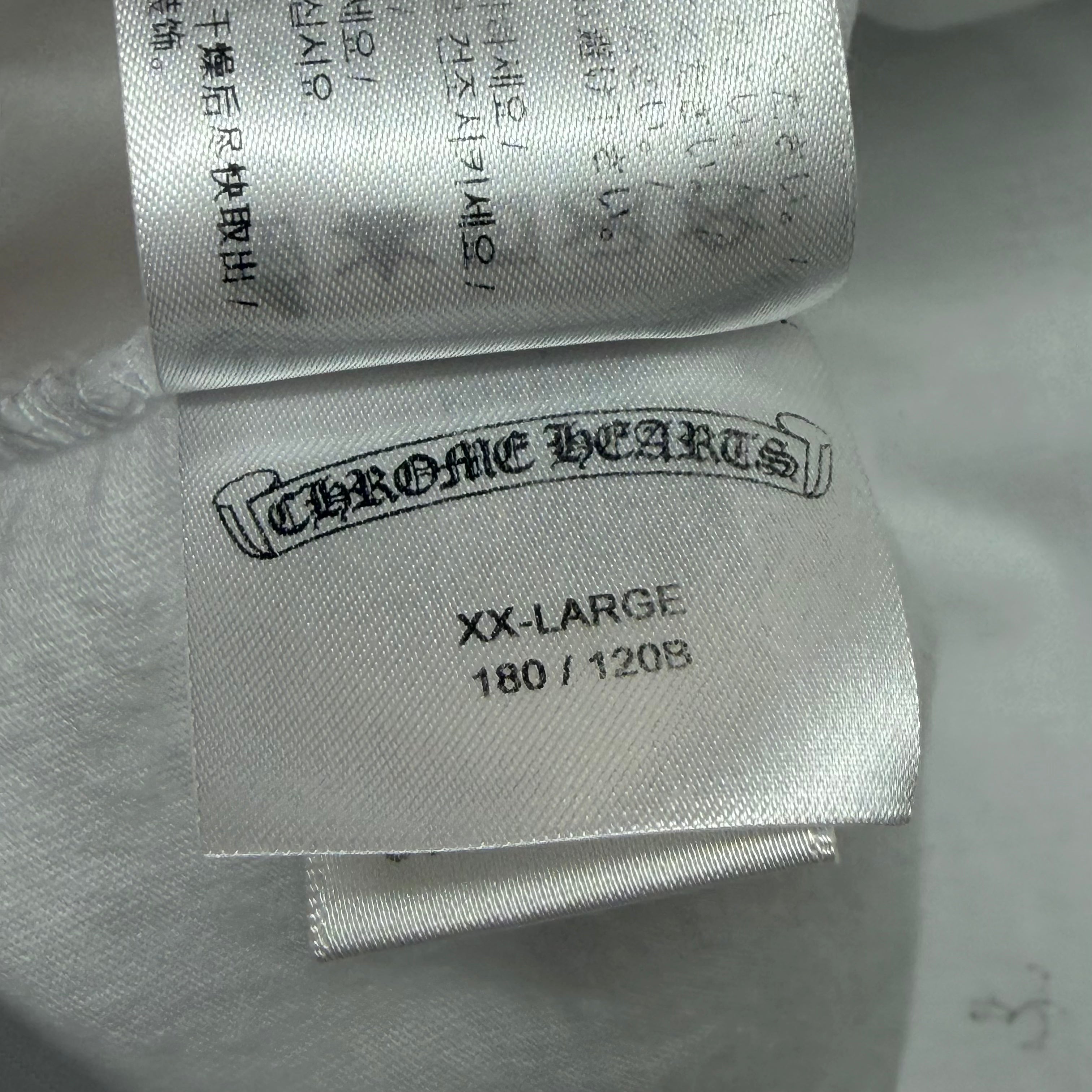 Chrome Hearts Malibu Horseshoe Tee White XXL