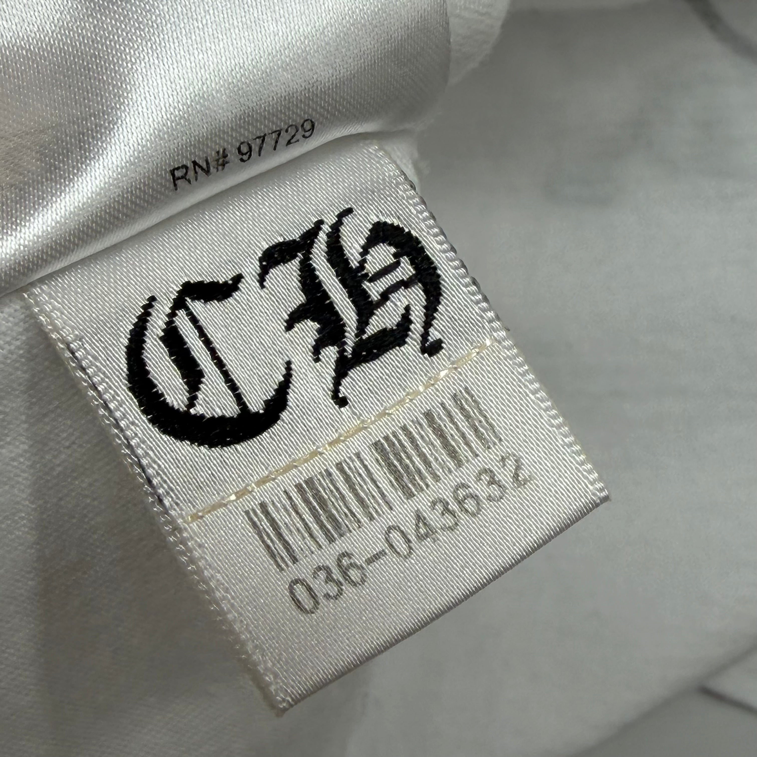 Chrome Hearts Malibu Horseshoe Tee White XXL