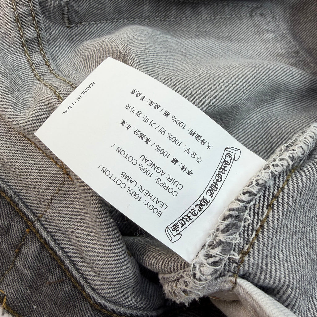 Chrome Hearts x Gallery Dept. Cross Patch Flared Jeans 33