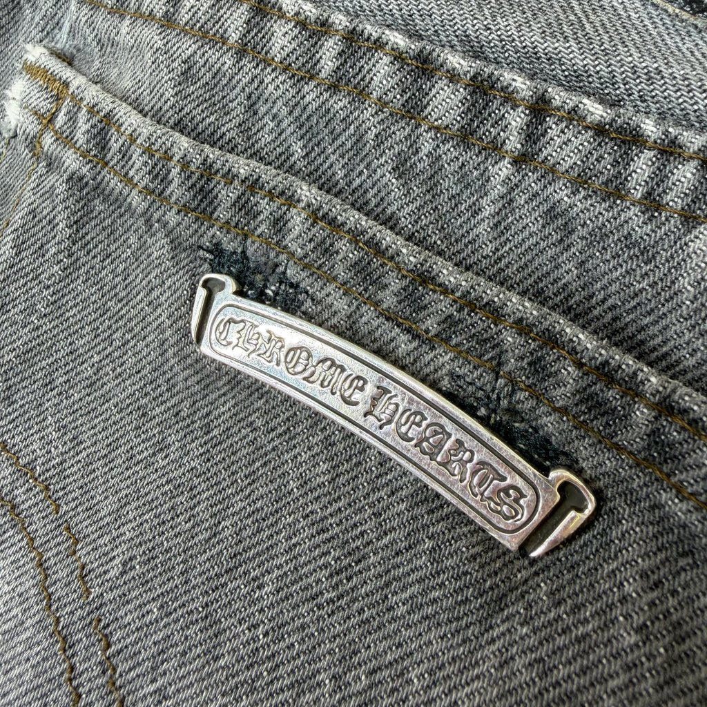 Chrome Hearts x Gallery Dept. Cross Patch Flared Jeans 33