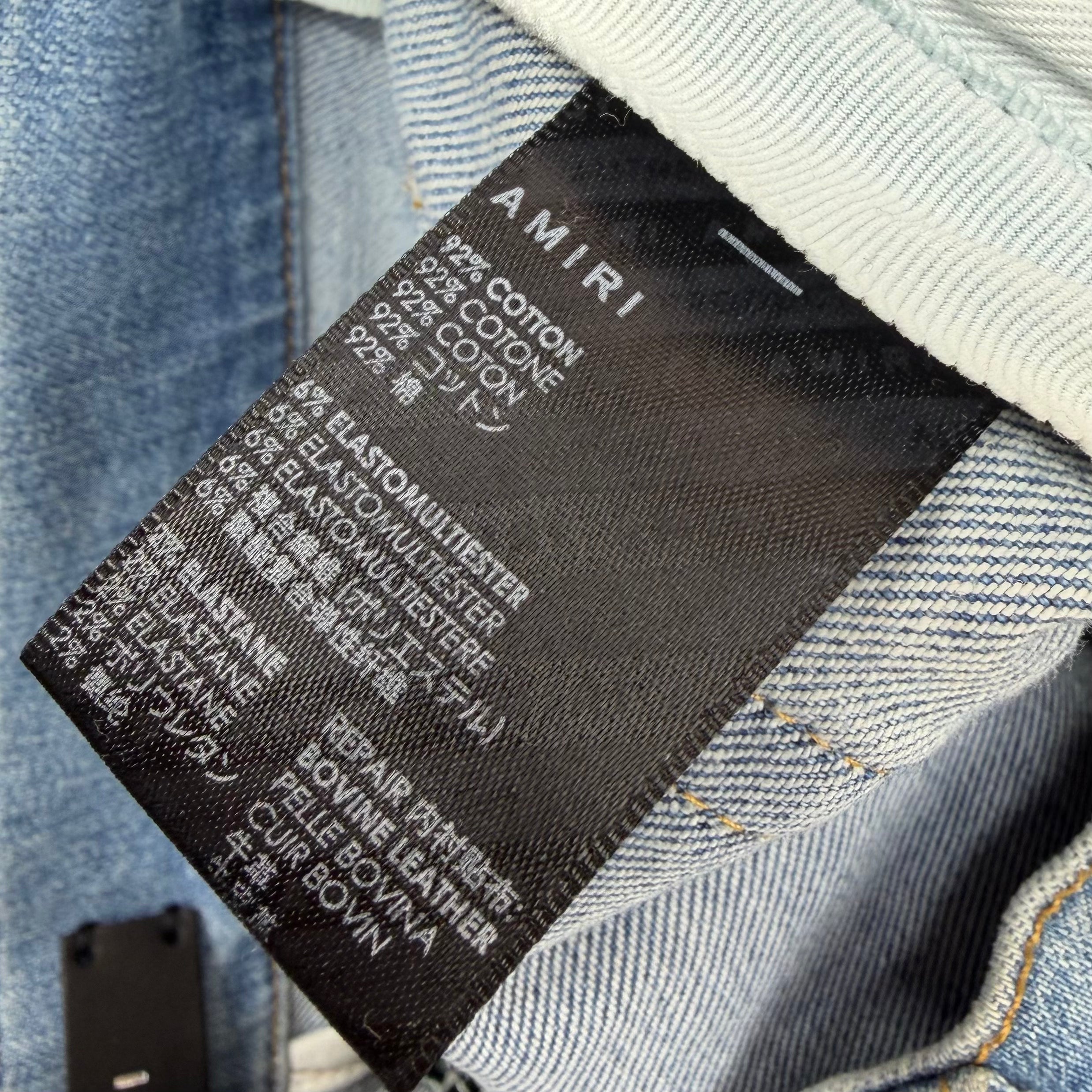 Amiri x Chemist Green Star Patch Jeans 30