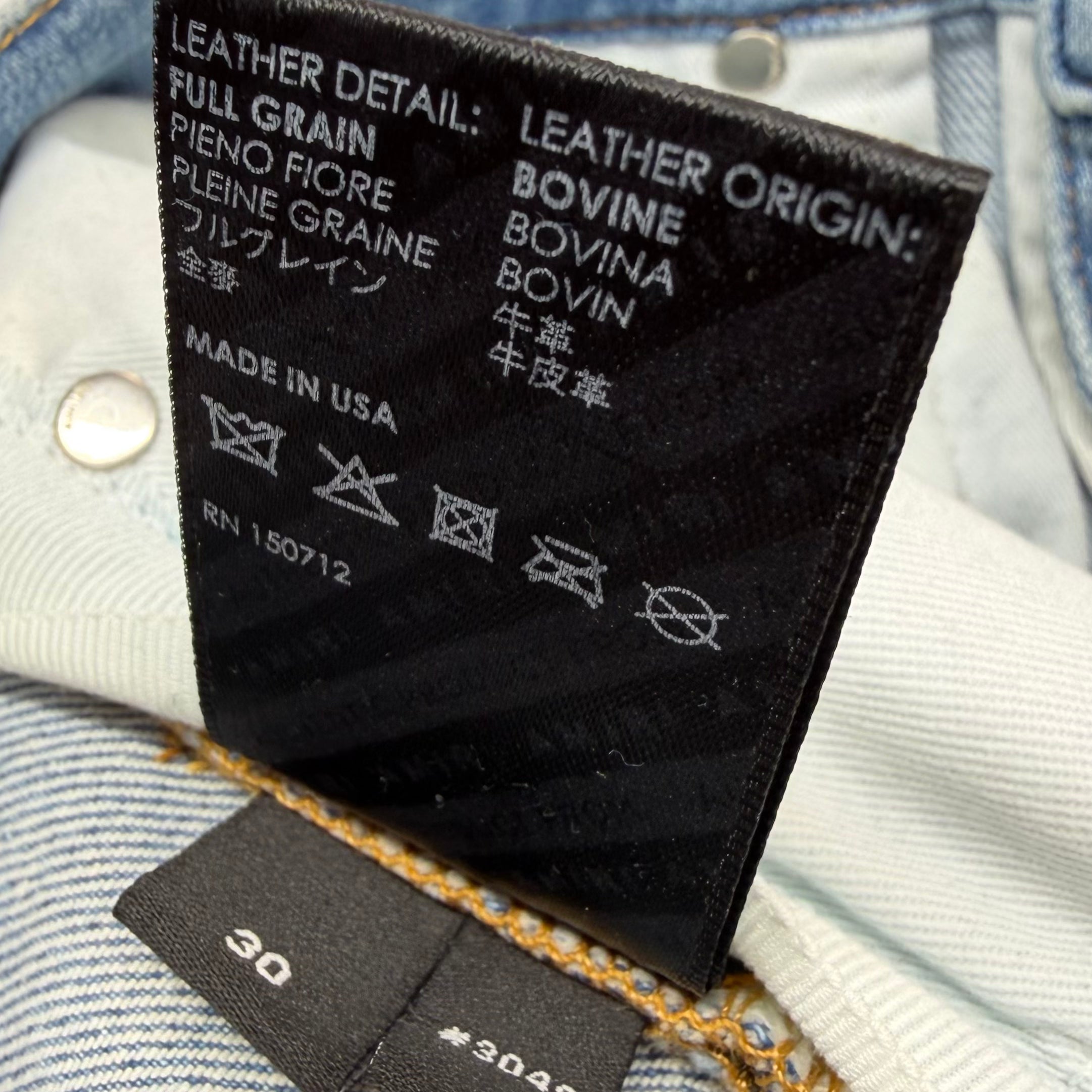 Amiri x Chemist Green Star Patch Jeans 30