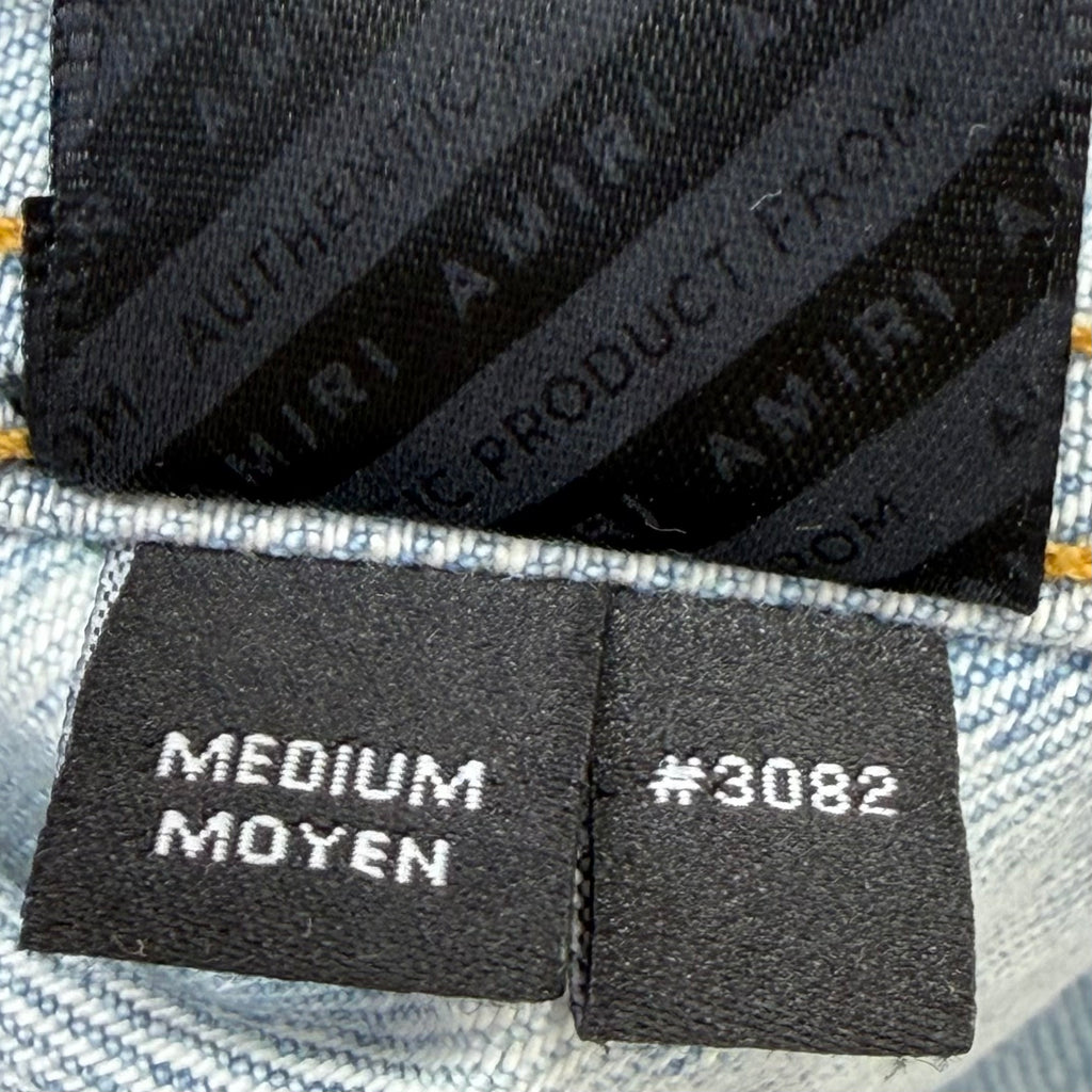 Amiri x Chemist Green Star Patch Jean Jacket M