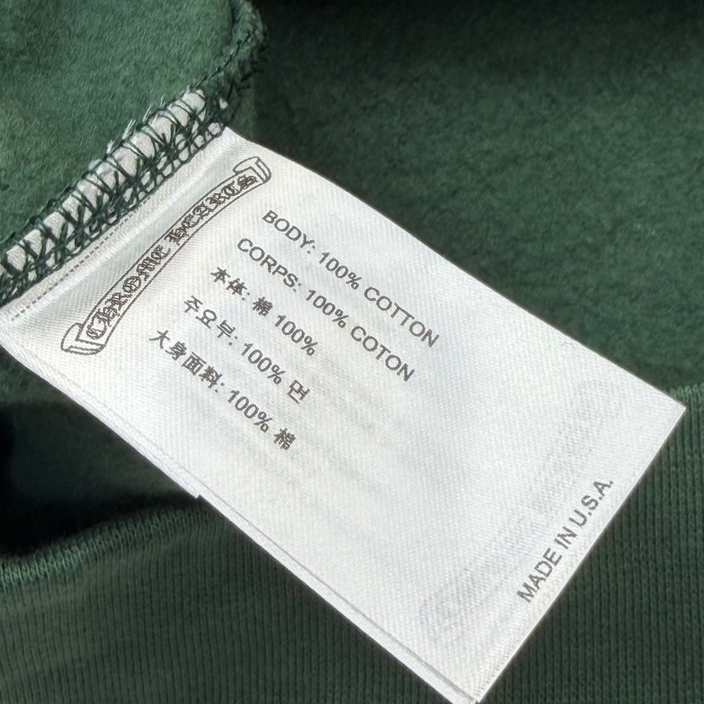 Chrome Hearts Orange T-Bar Hoodie Green XXL