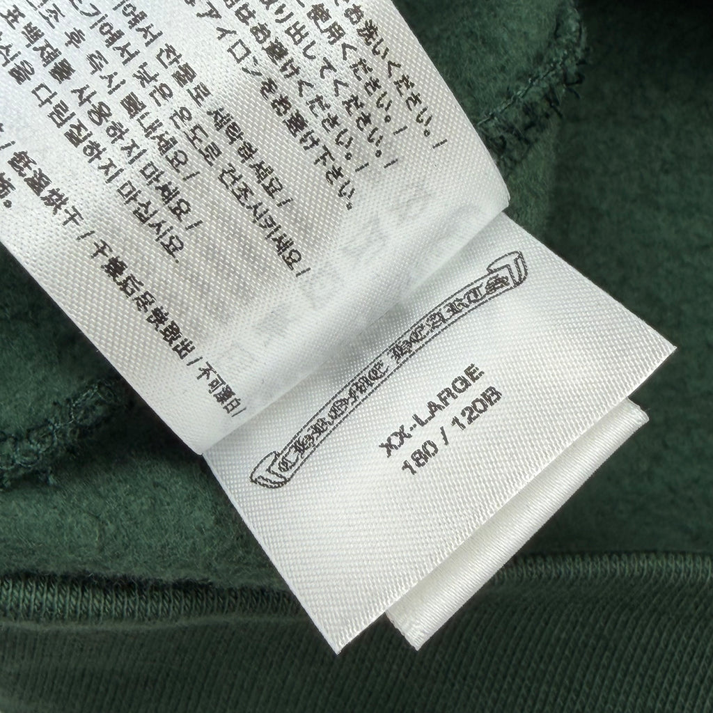 Chrome Hearts Orange T-Bar Hoodie Green XXL