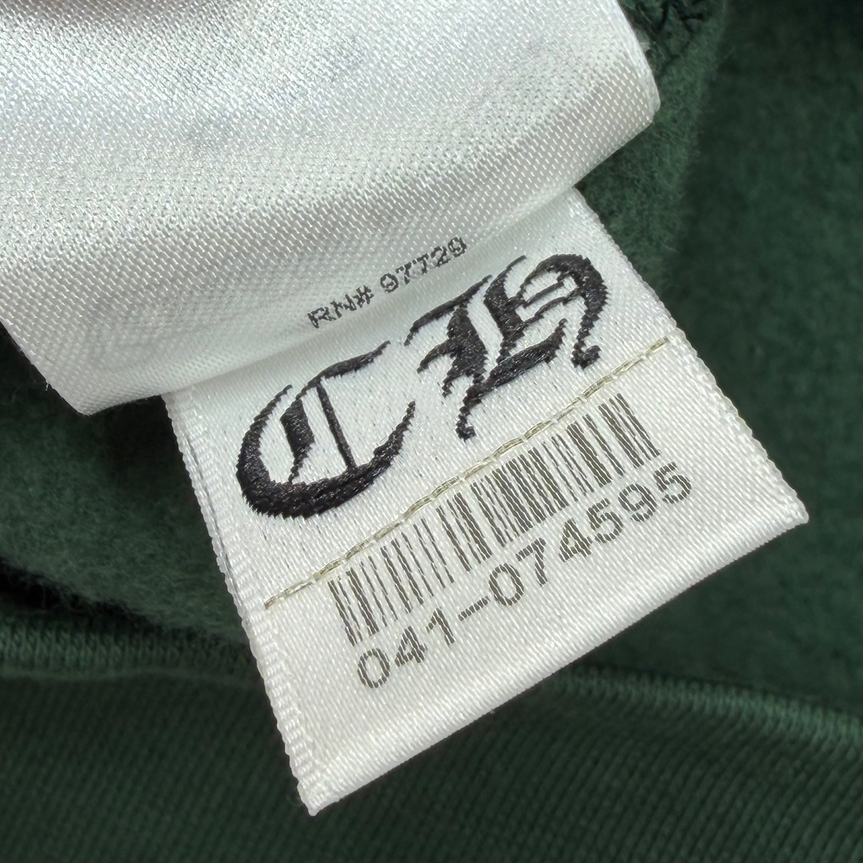 Chrome Hearts Orange T-Bar Hoodie Green XXL