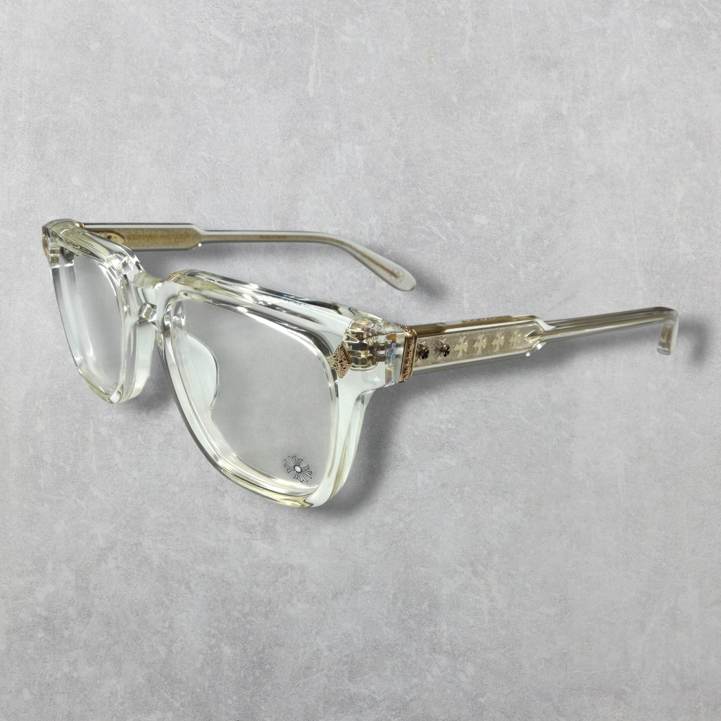Chrome Hearts Ambidixtrous Gold Glasses