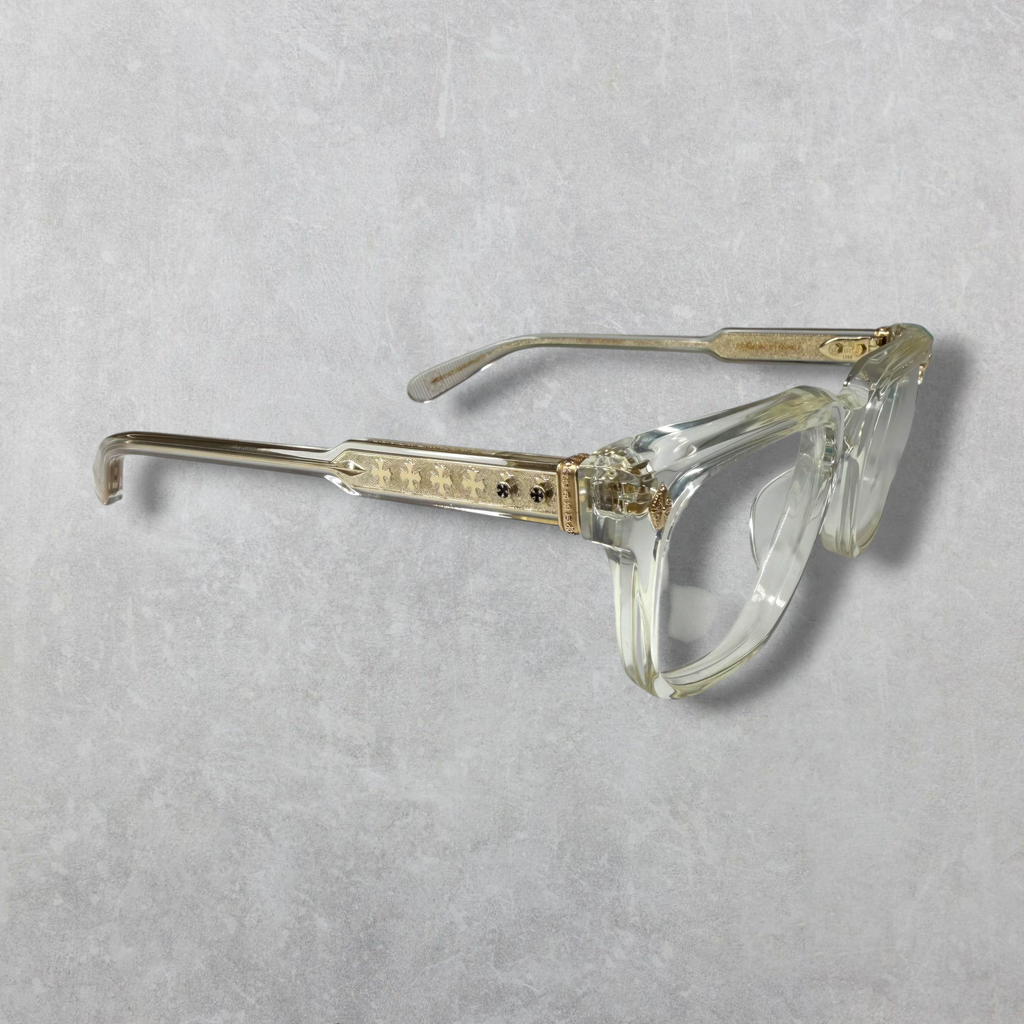 Chrome Hearts Ambidixtrous Gold Glasses