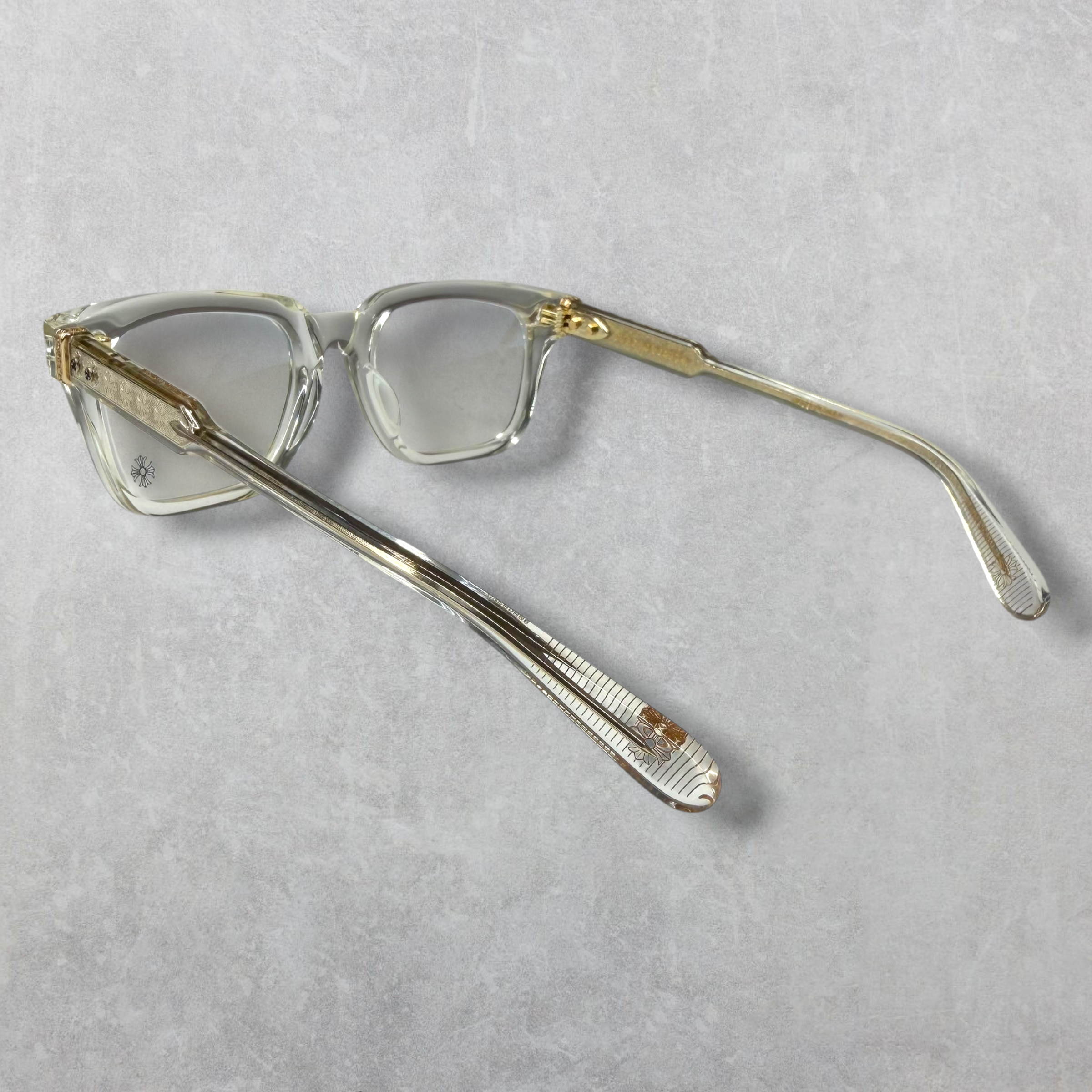 Chrome Hearts Ambidixtrous Gold Glasses