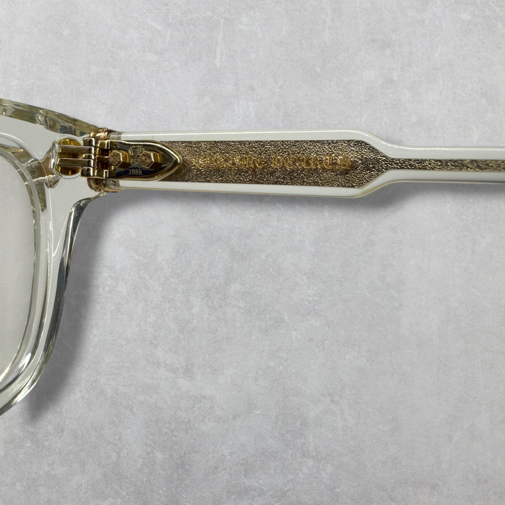 Chrome Hearts Ambidixtrous Gold Glasses