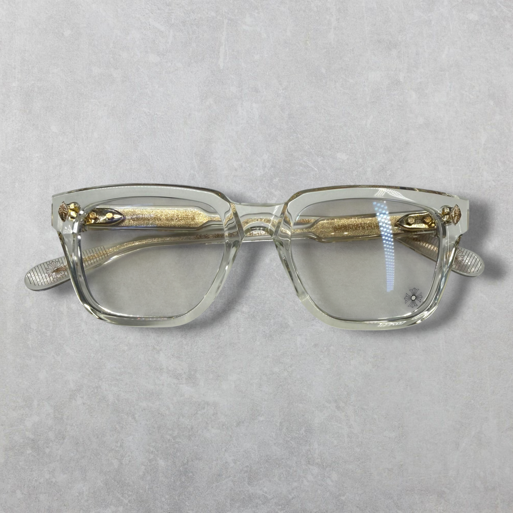 Chrome Hearts Ambidixtrous Gold Glasses