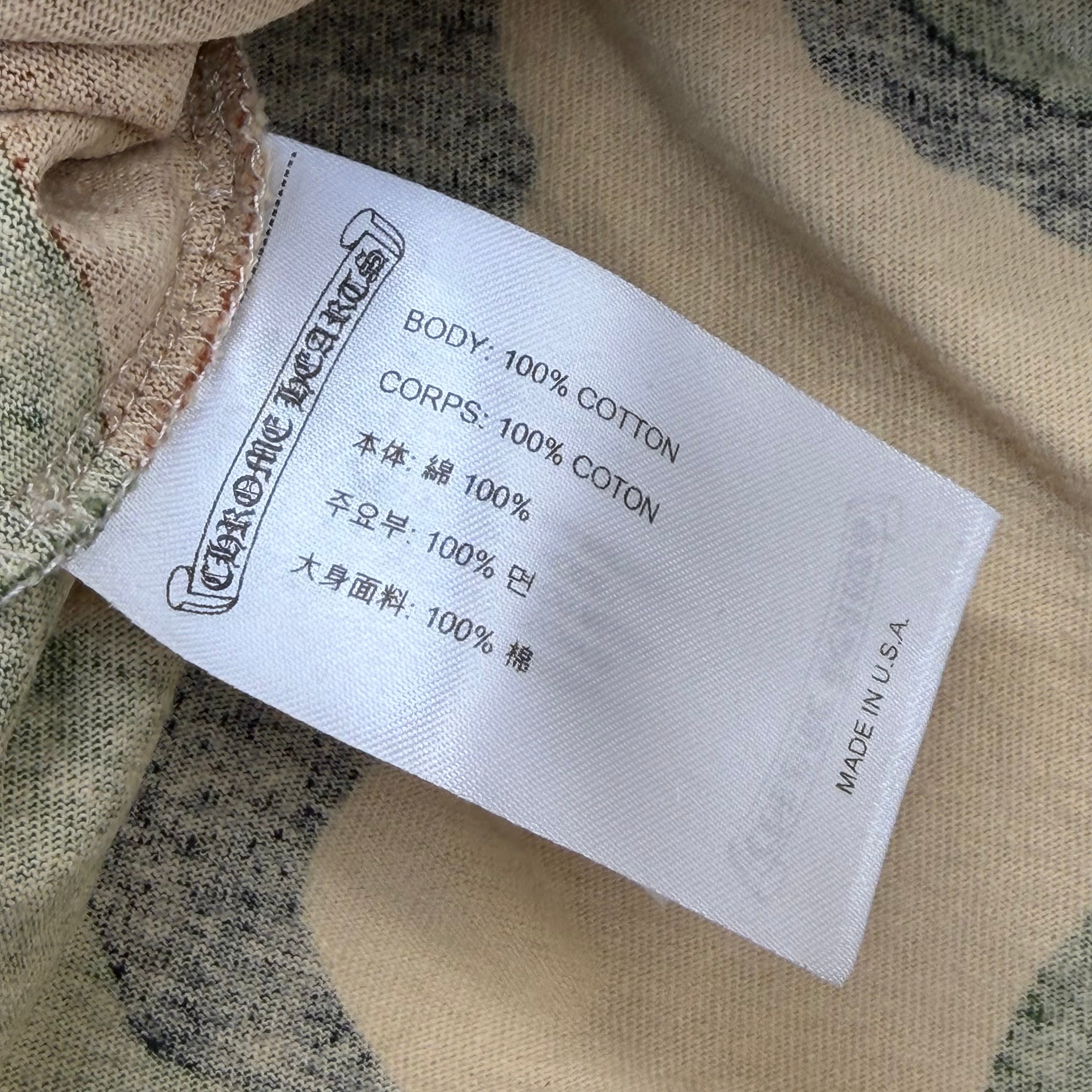 Chrome Hearts Matty Boy Caution Camo L/S M (S)