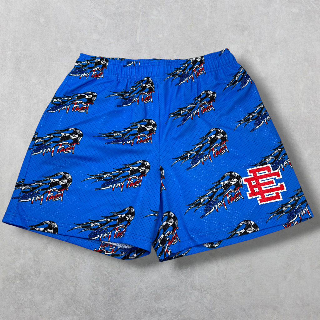 Eric Emanuel x Matty Boy EE Basic/Core Shorts Blue XL