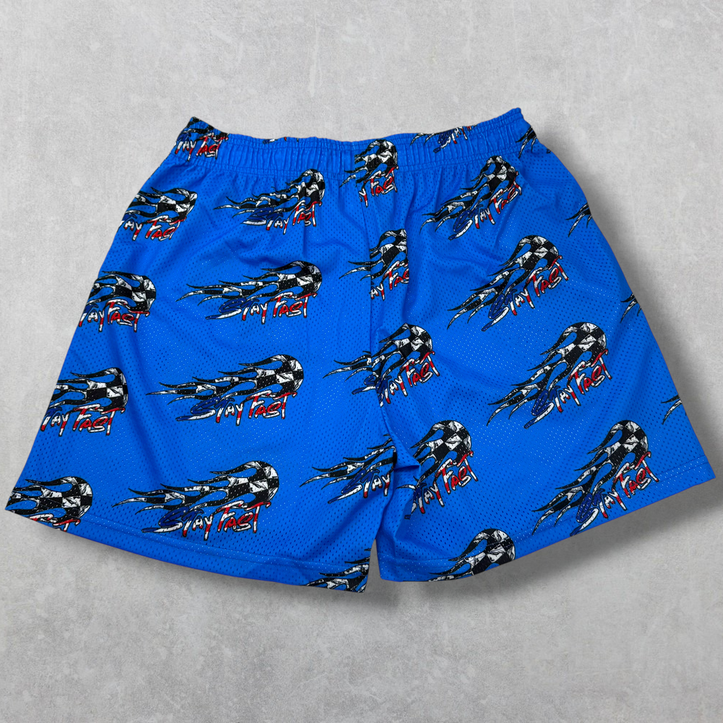 Eric Emanuel x Matty Boy EE Basic/Core Shorts Blue XL
