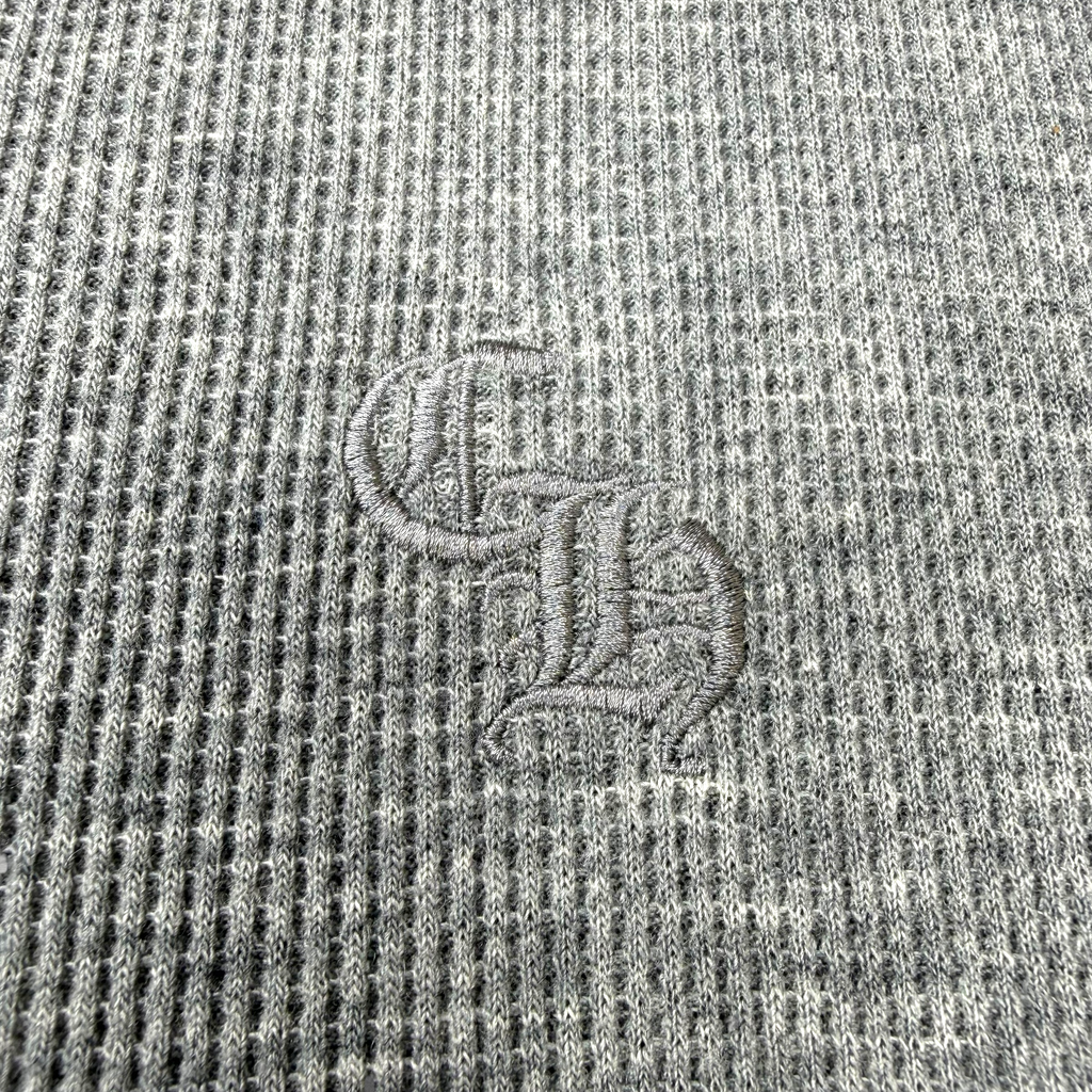 Chrome Hearts CH Embroidered Logo Henley L/S M
