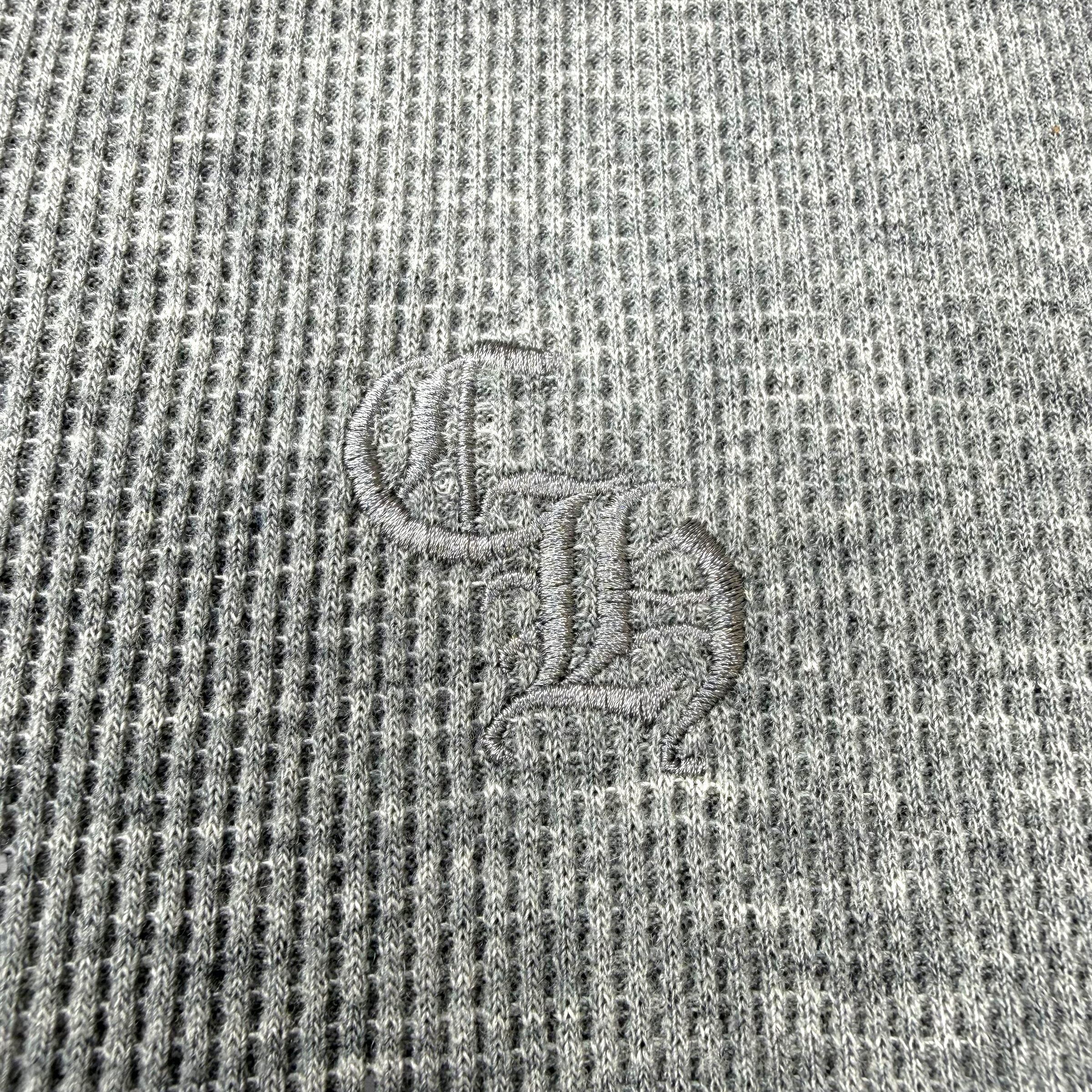 Chrome Hearts CH Embroidered Logo Henley L/S M