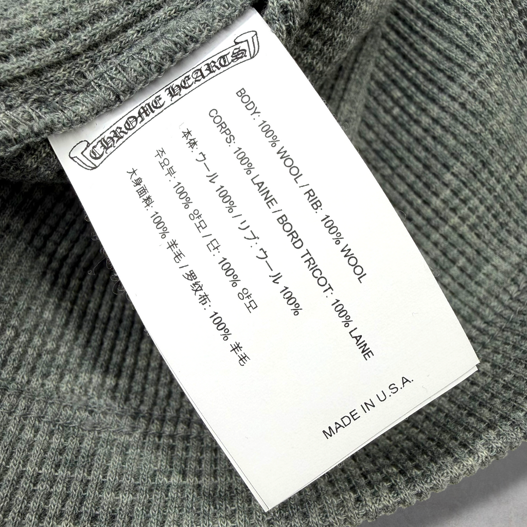 Chrome Hearts CH Embroidered Logo Henley L/S M