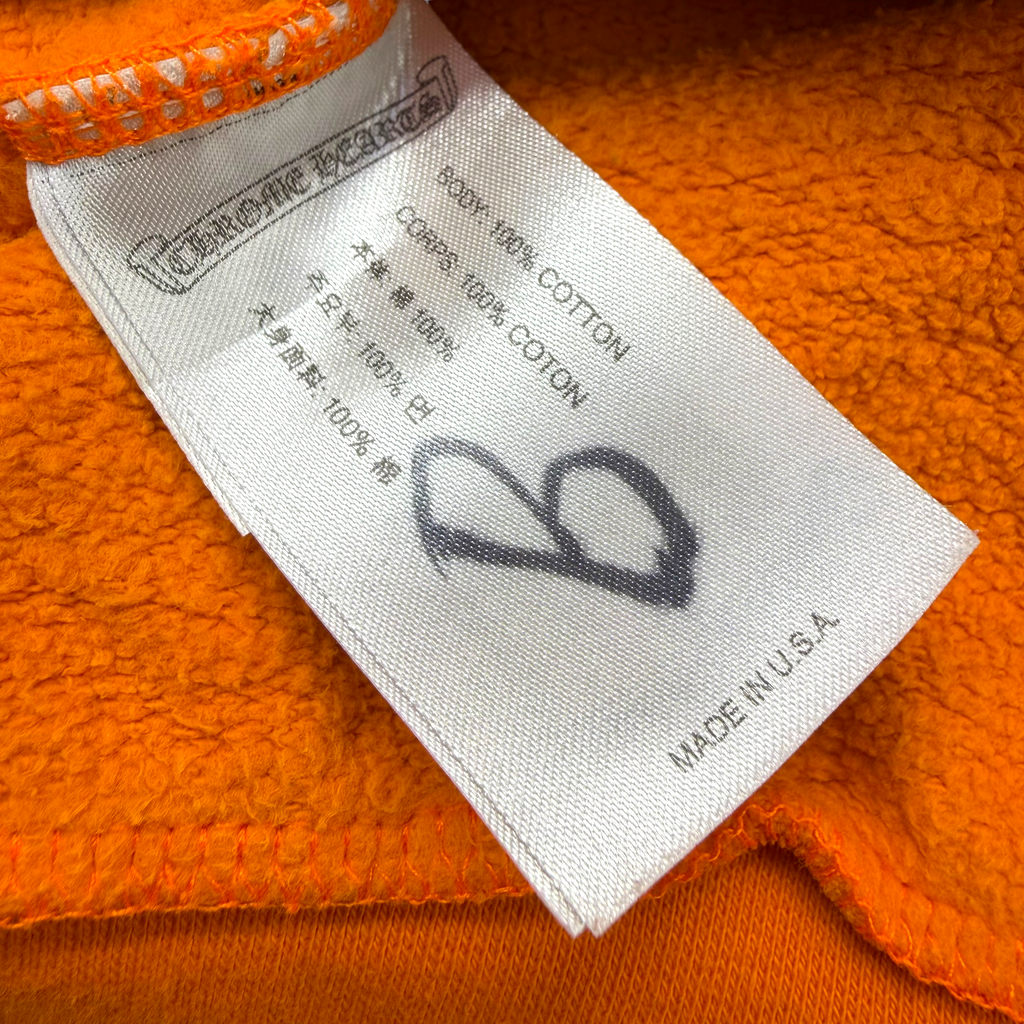 Chrome Hearts Miami Exclusive Orange Hoodie M