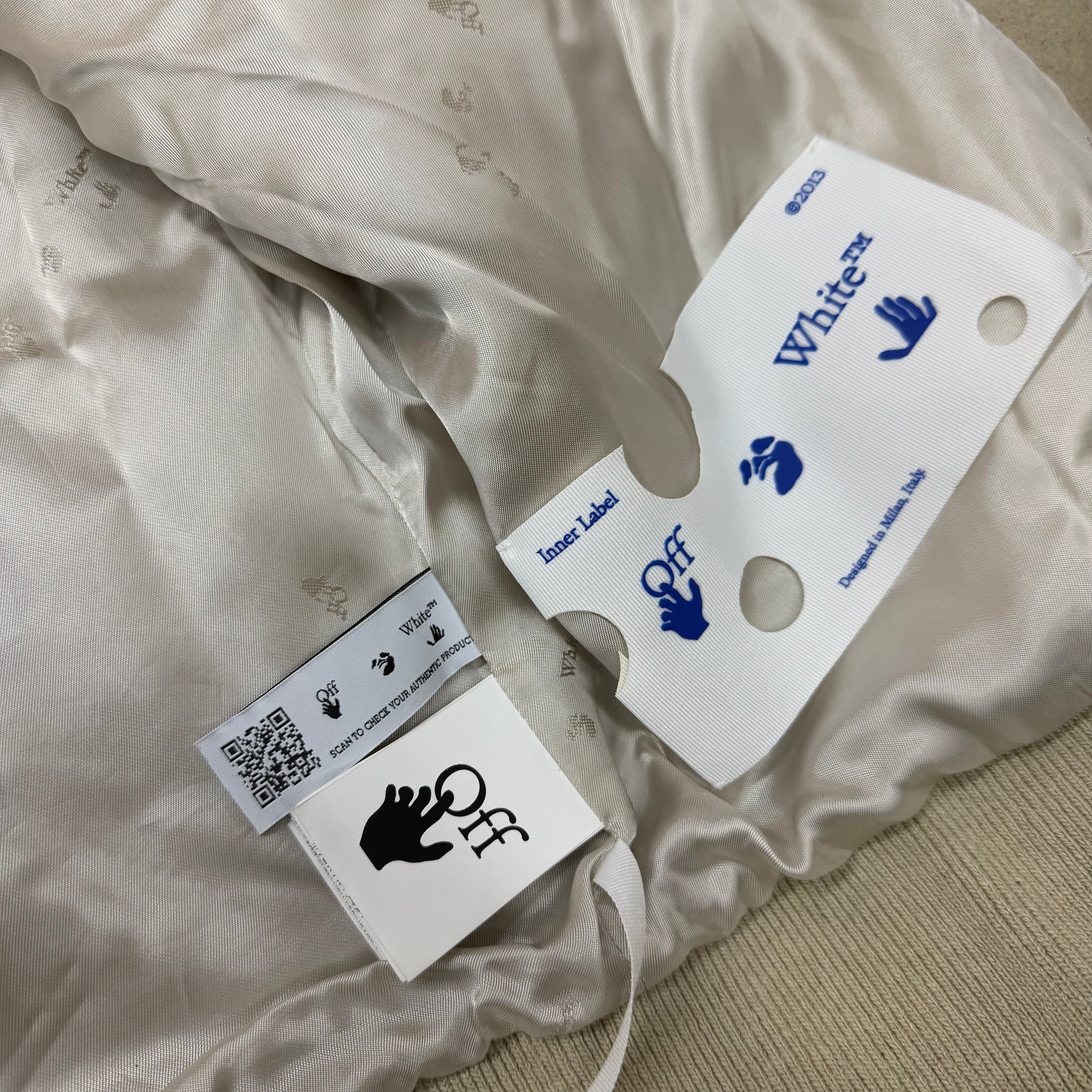 Off-White Varsity Bomber Jacket 38 (M)