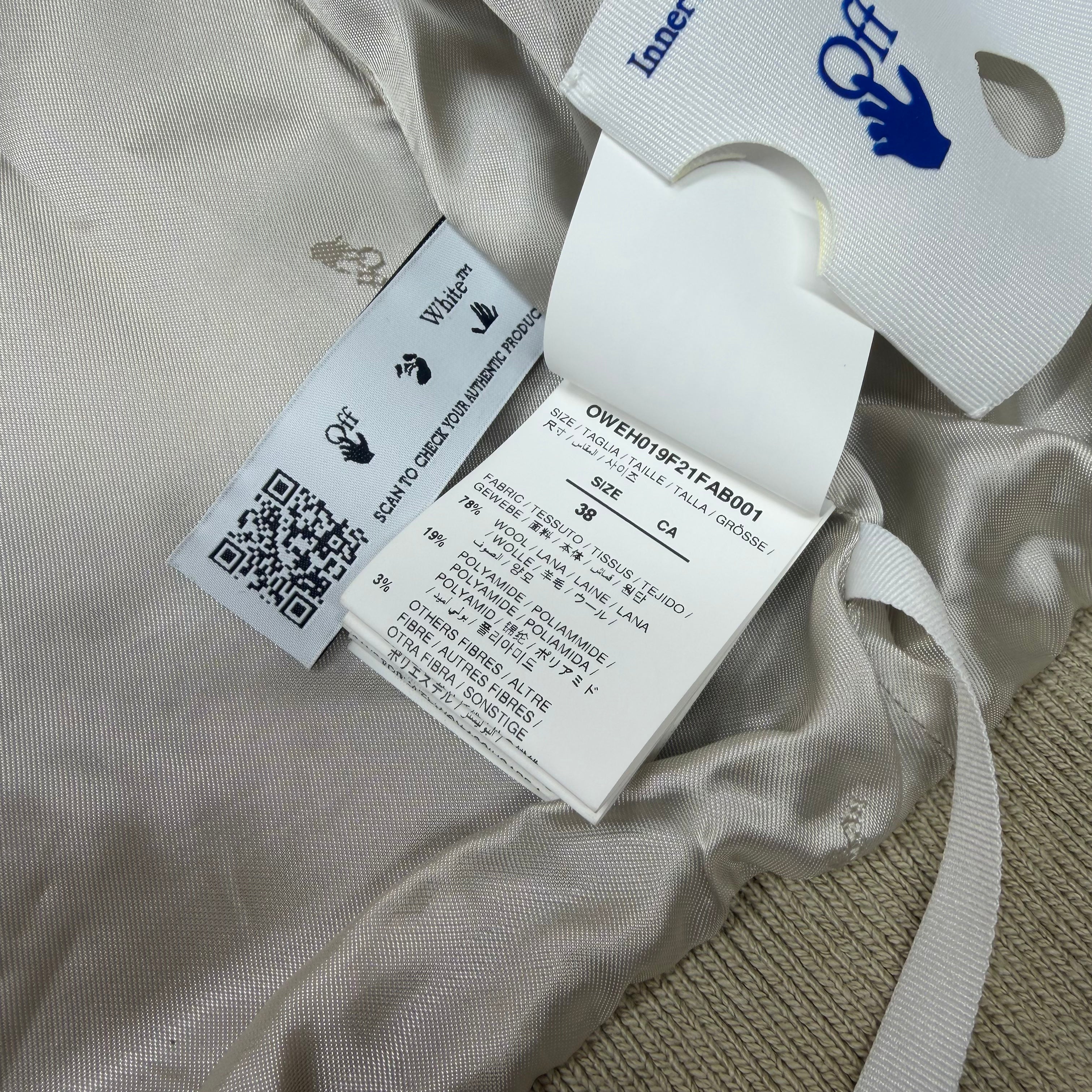 Off-White Varsity Bomber Jacket 38 (M)