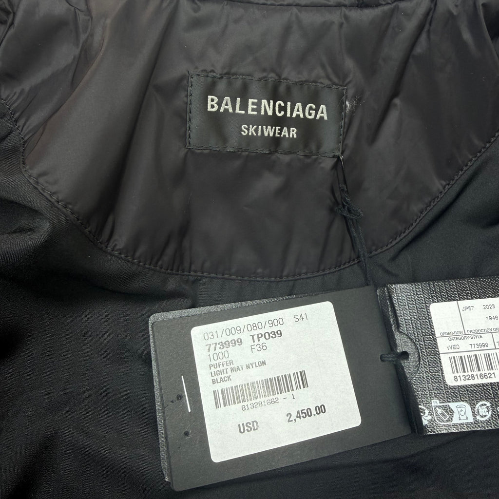 Balenciaga 3B Sports Icon Puffer Jacket 34 (S)