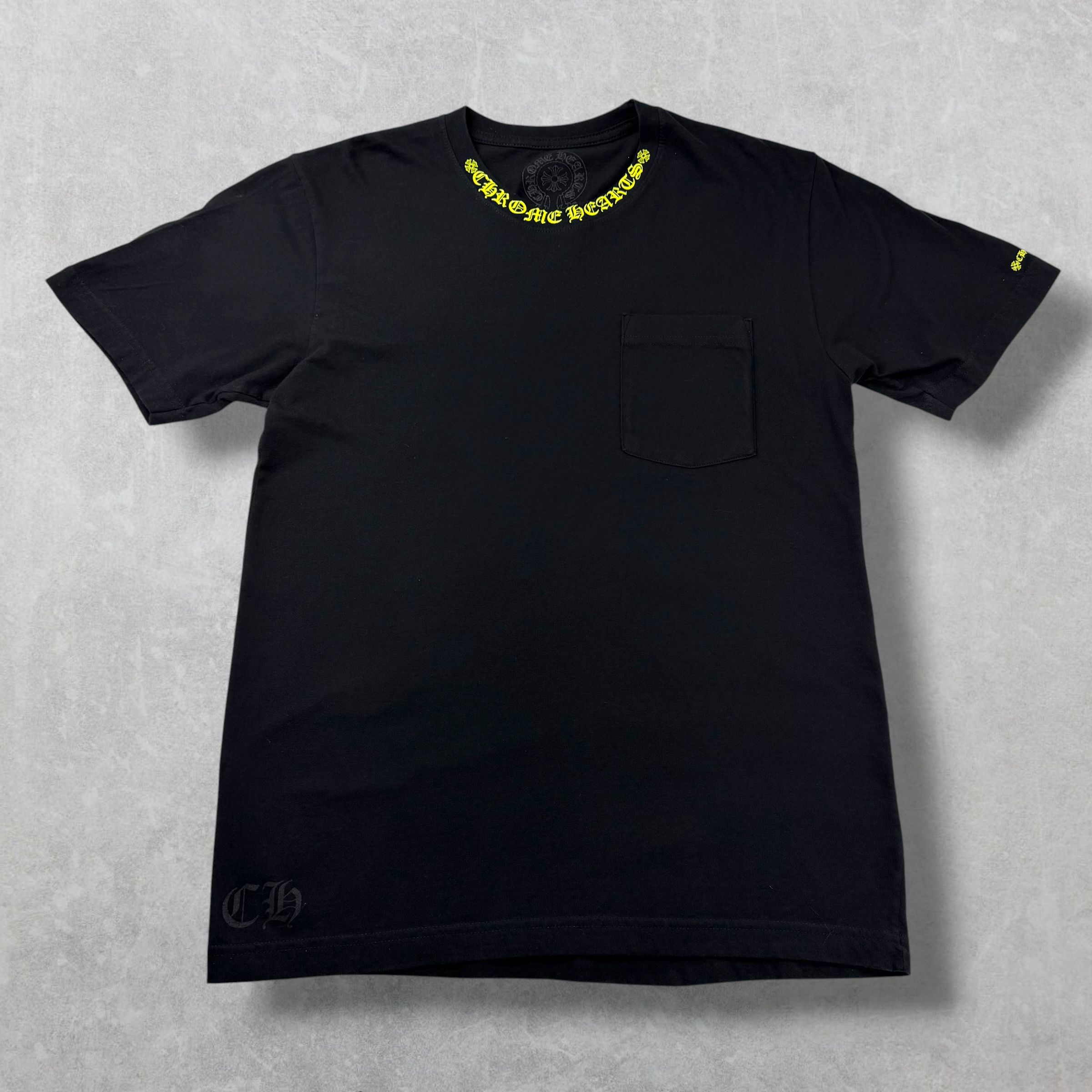 Chrome Hearts Neon Neck Logo Tee M