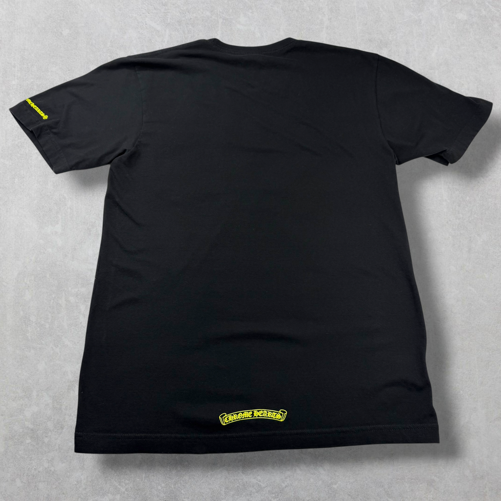Chrome Hearts Neon Neck Logo Tee M