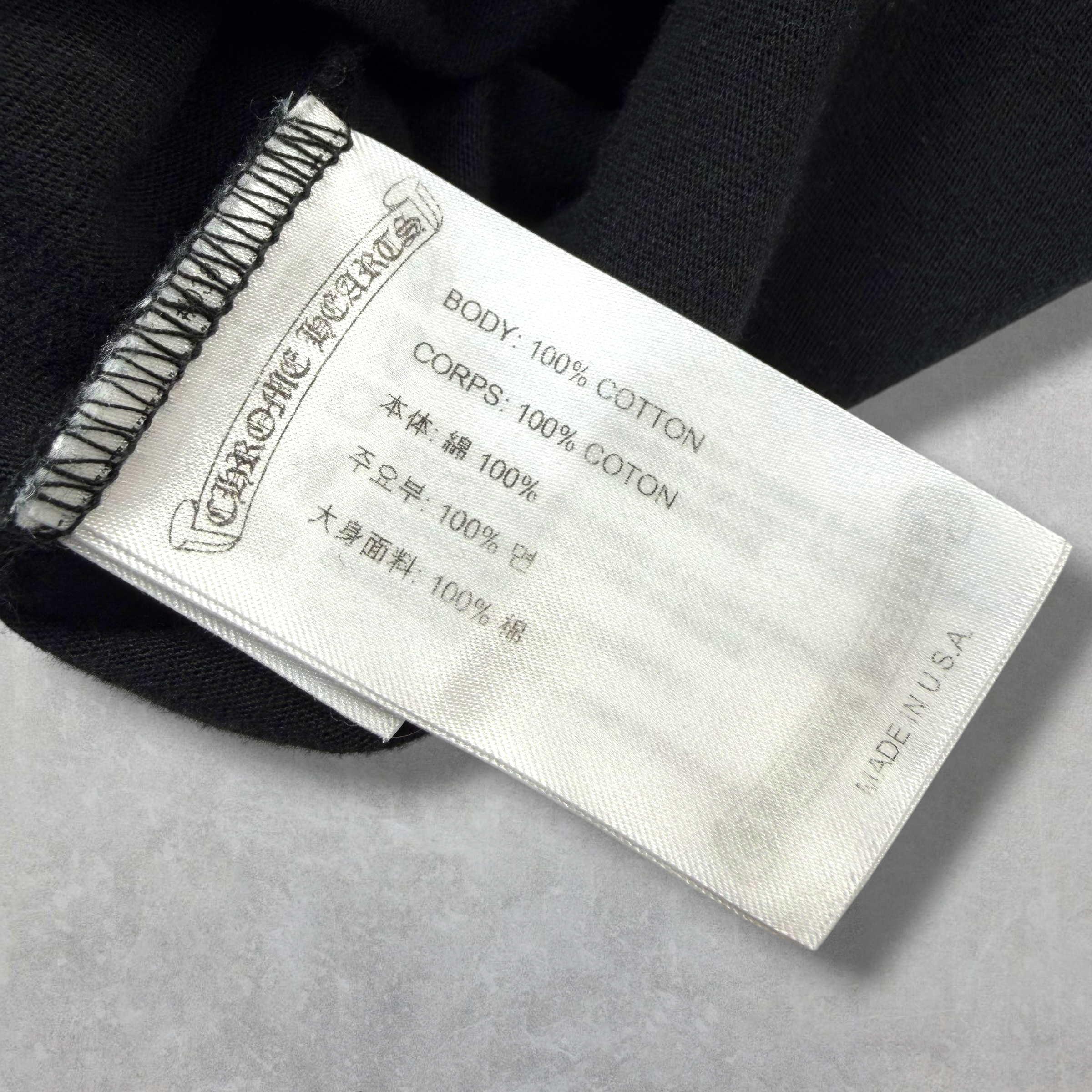 Chrome Hearts Neon Neck Logo Tee M