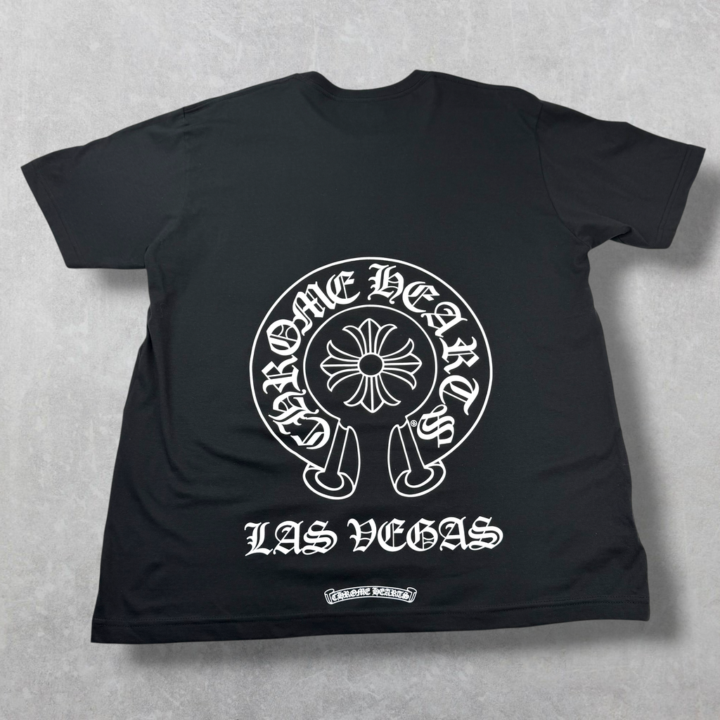 Chrome Hearts Las Vegas Exclusive Horseshoe Tee Black XL