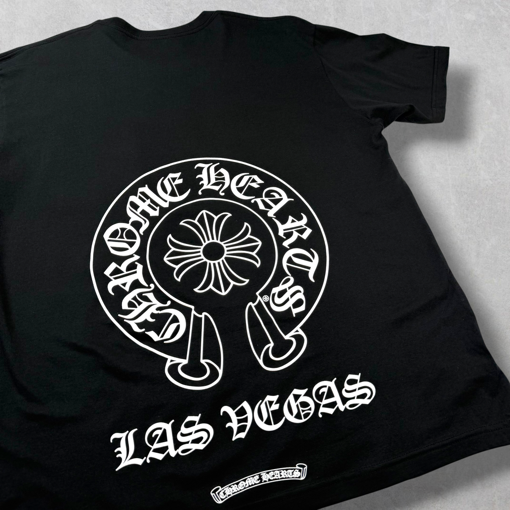 Chrome Hearts Las Vegas Exclusive Horseshoe Tee Black XL