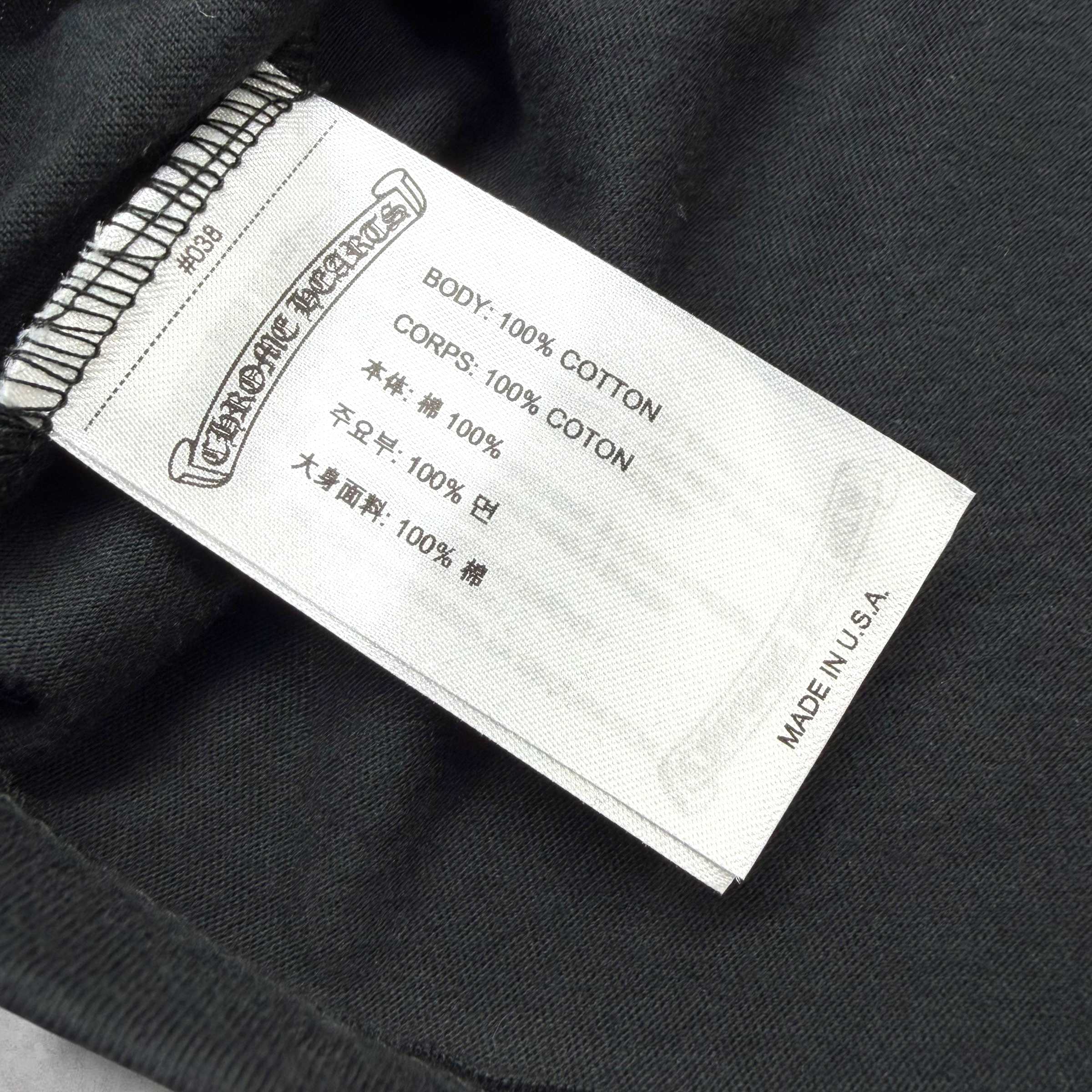 Chrome Hearts Las Vegas Exclusive Horseshoe Tee Black XL
