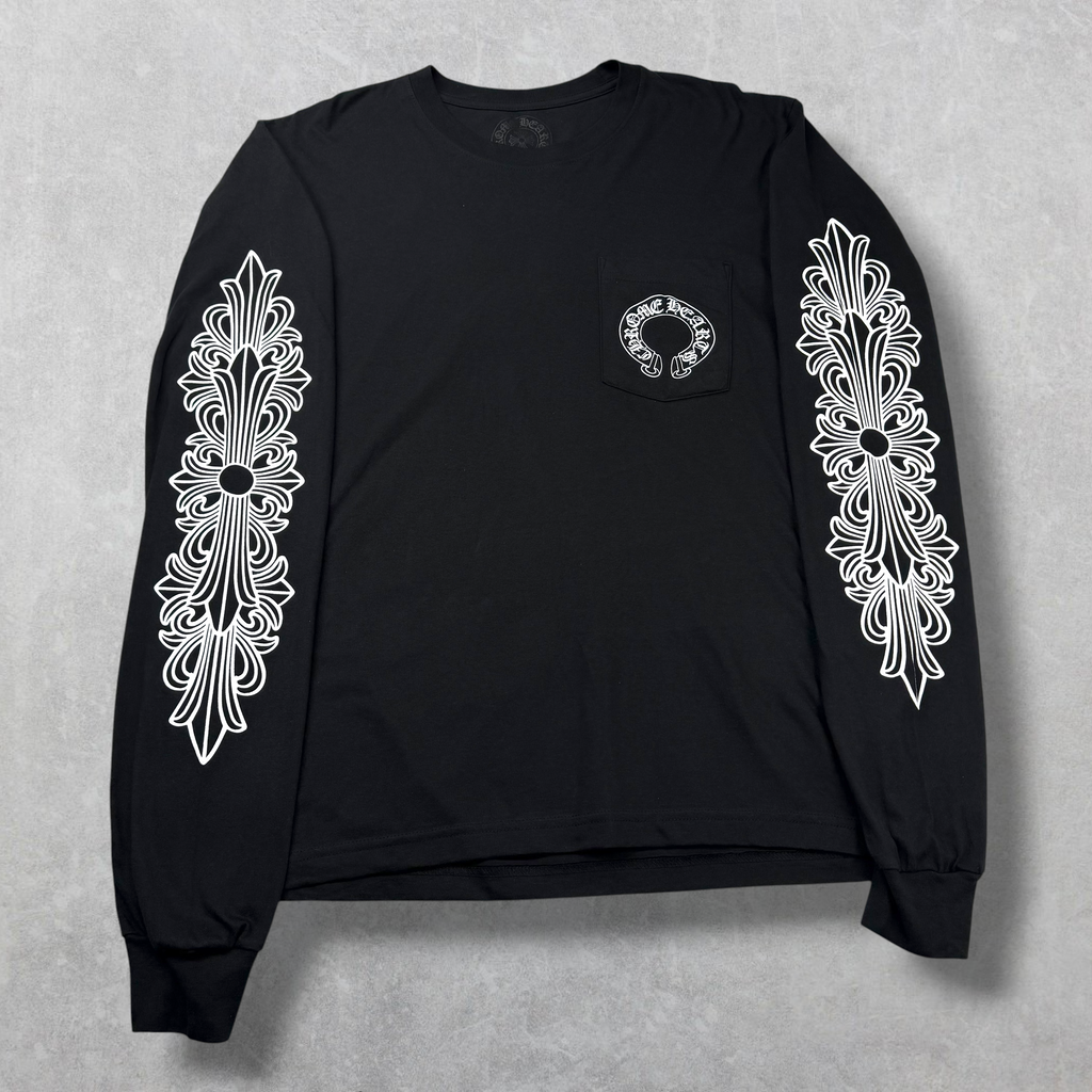 Chrome Hearts Horseshoe Floral L/S L