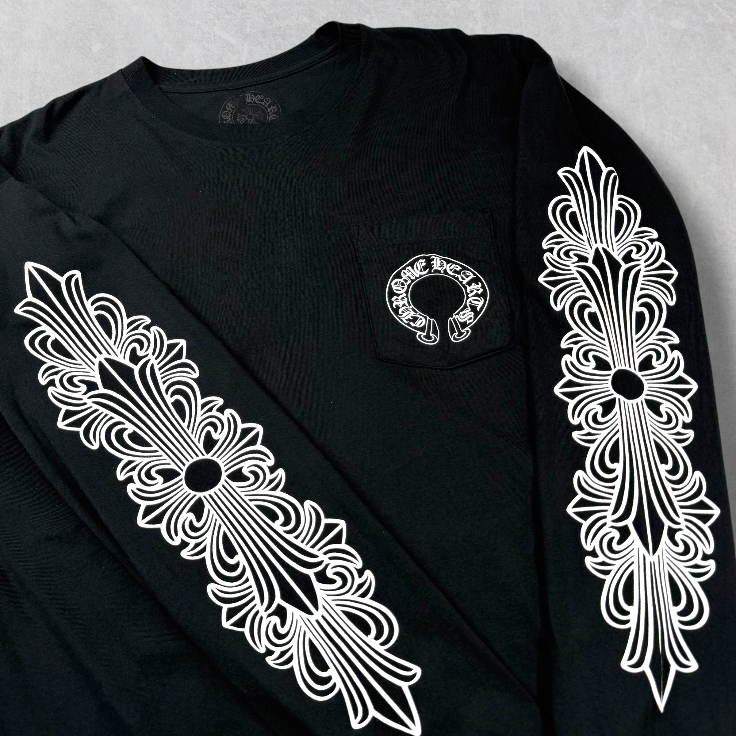 Chrome Hearts Horseshoe Floral L/S L