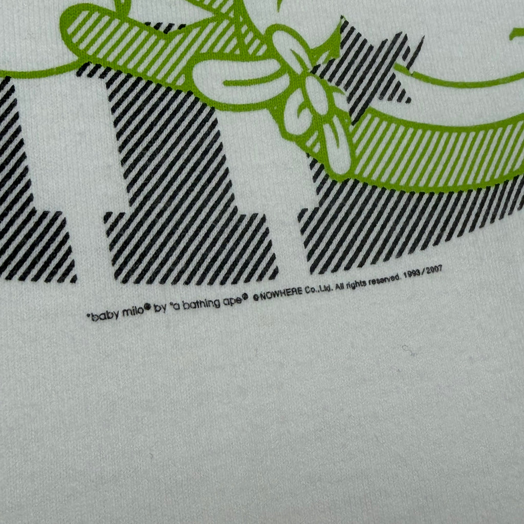 Bape Green Baby Milo Sex Tee L