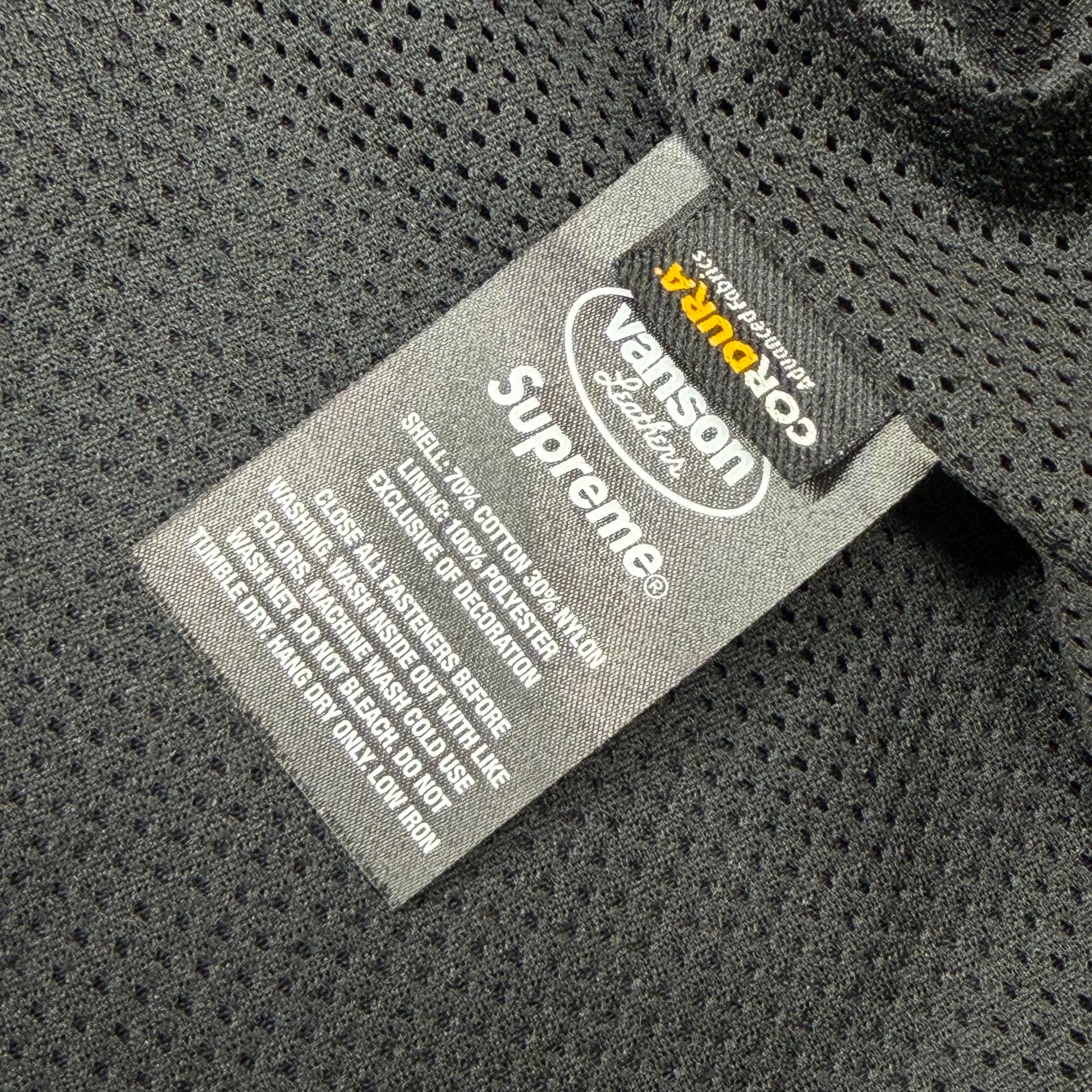 Supreme x Vanson Cordura Denim Jacket L
