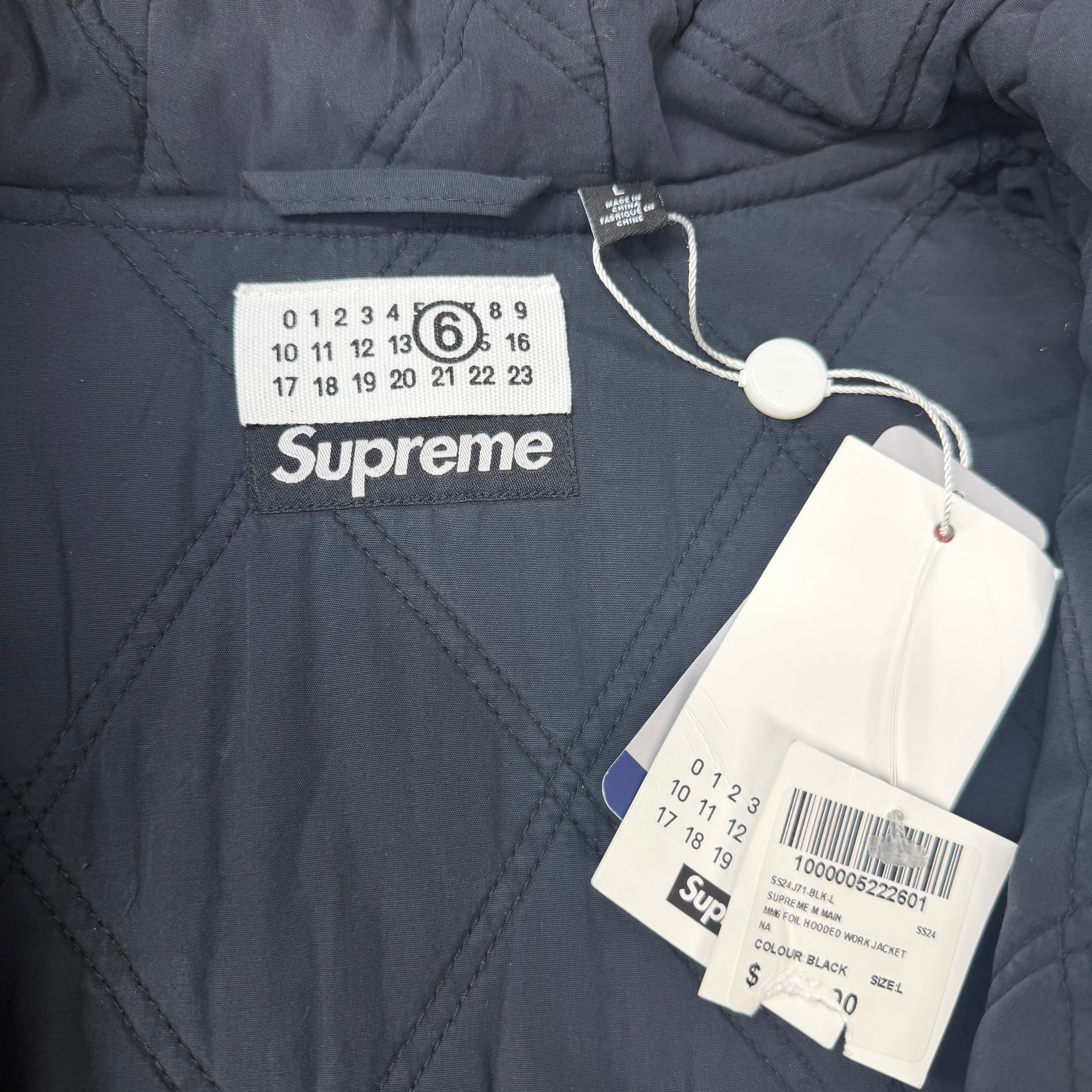 Supreme x MM6 Maison Margiela Foil Work Jacket L