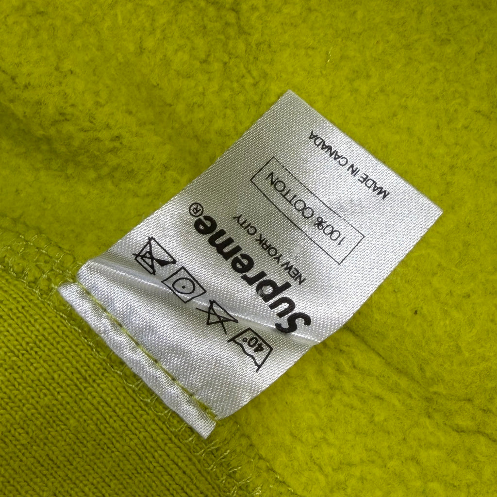 Supreme Acid Green Box Logo Hoodie XL
