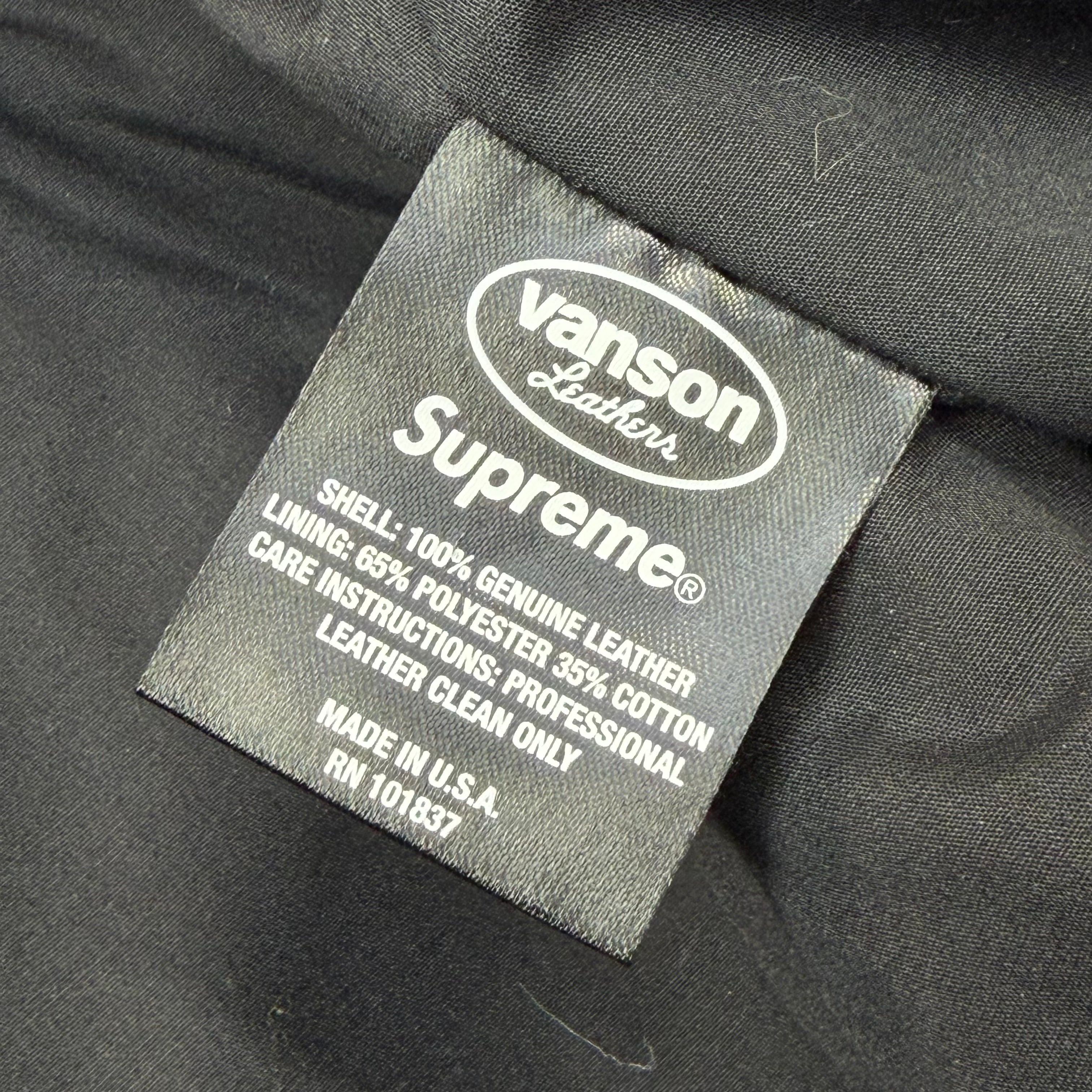 Supreme Vanson Ghost Rider Jacket XL