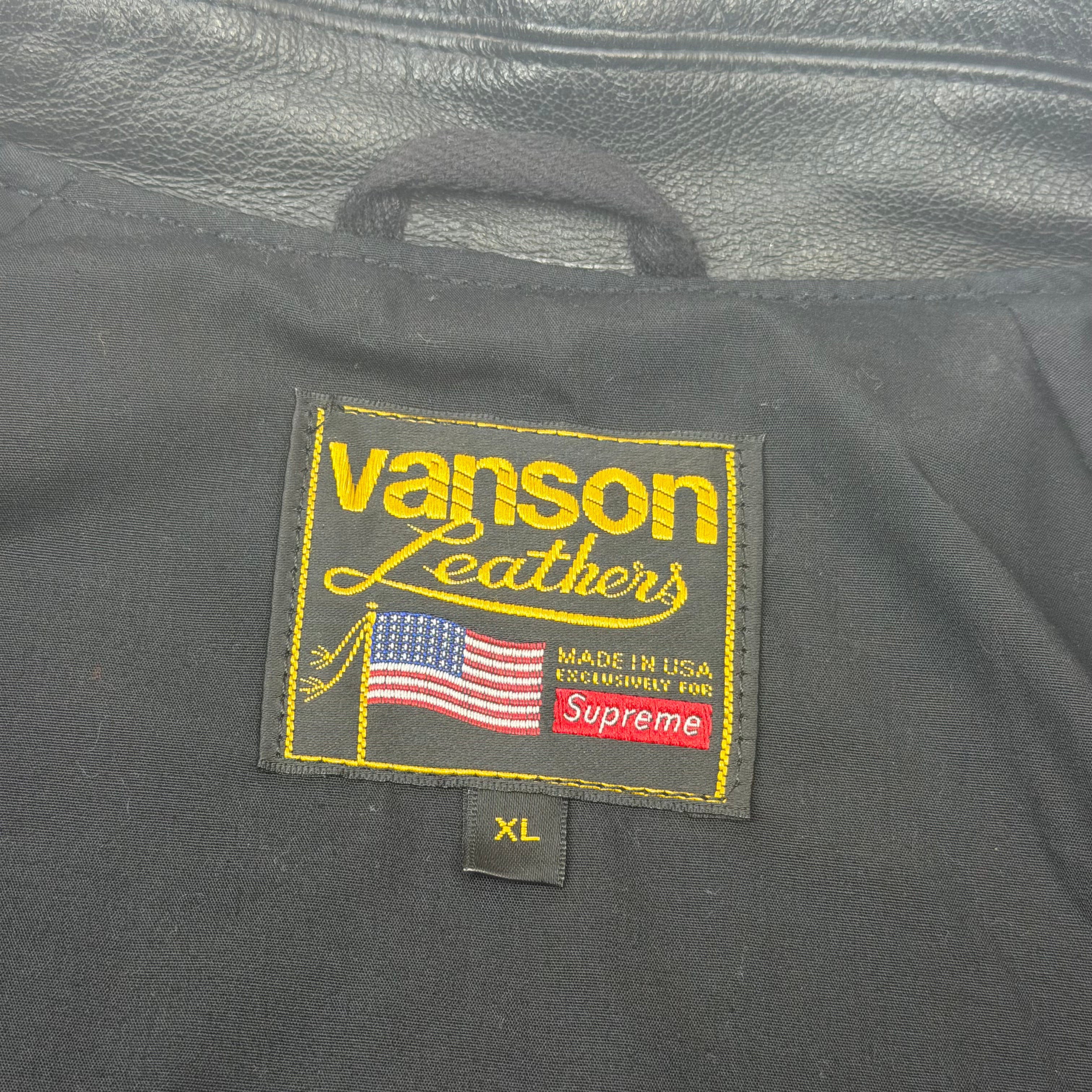 Supreme Vanson Ghost Rider Jacket XL