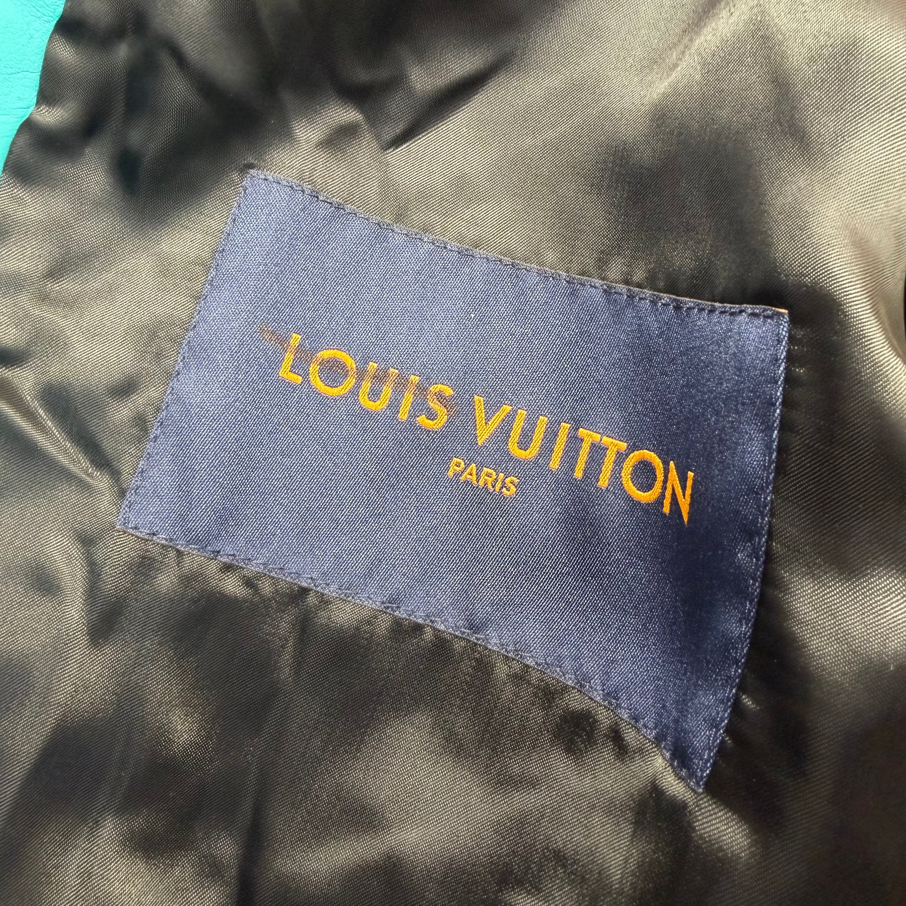 Louis Vuitton Graphic Leather Jacket XL