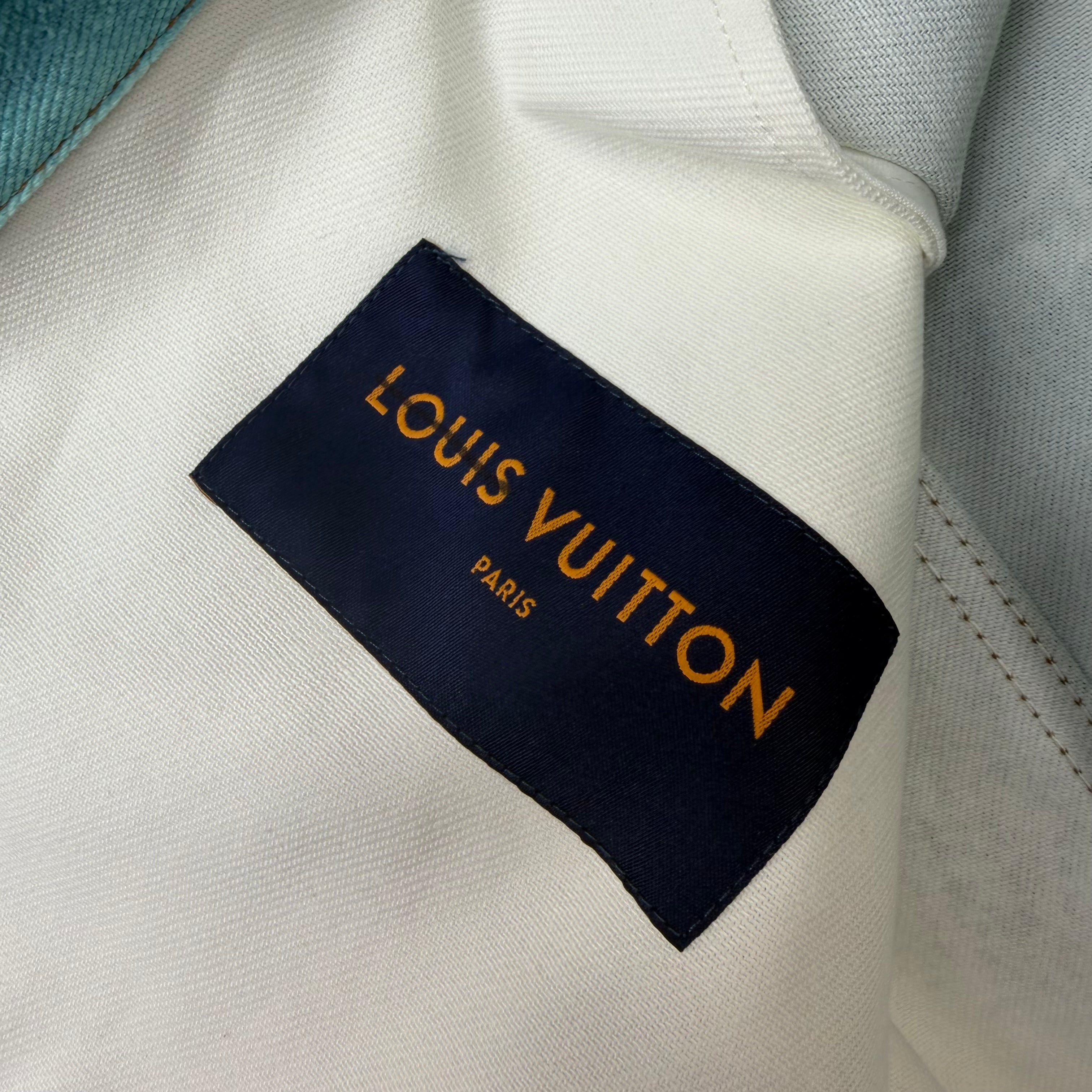 Louis Vuitton LV Spray Denim Jacket 58 (XXL)