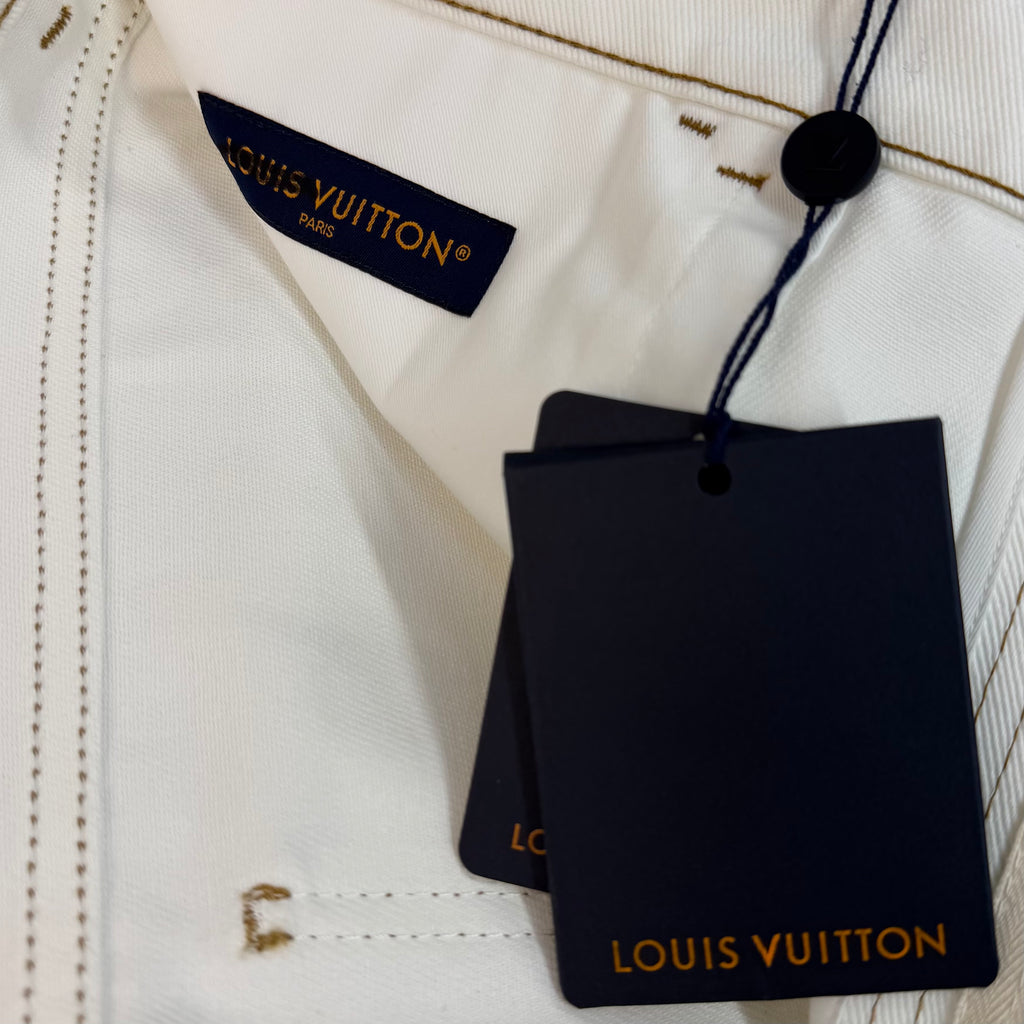 Louis Vuitton Spray Denim Pants 38