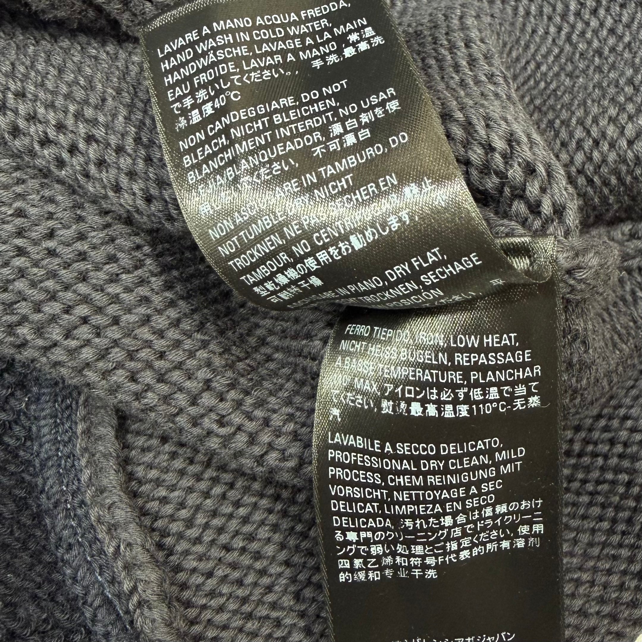 Balenciaga Sliced Damaged V-Neck Knit XS (XL)